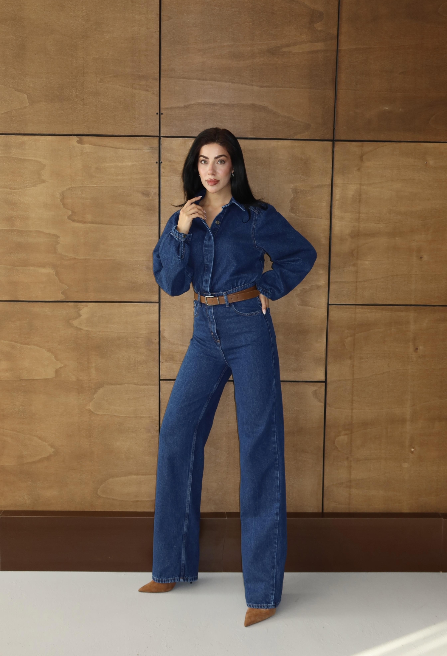 Casual Jumpsuit With Flap Pocket And Button Closure - Brand: LACARINO - Women & Kids, Baby Clothes Wholesale - TheBS Women