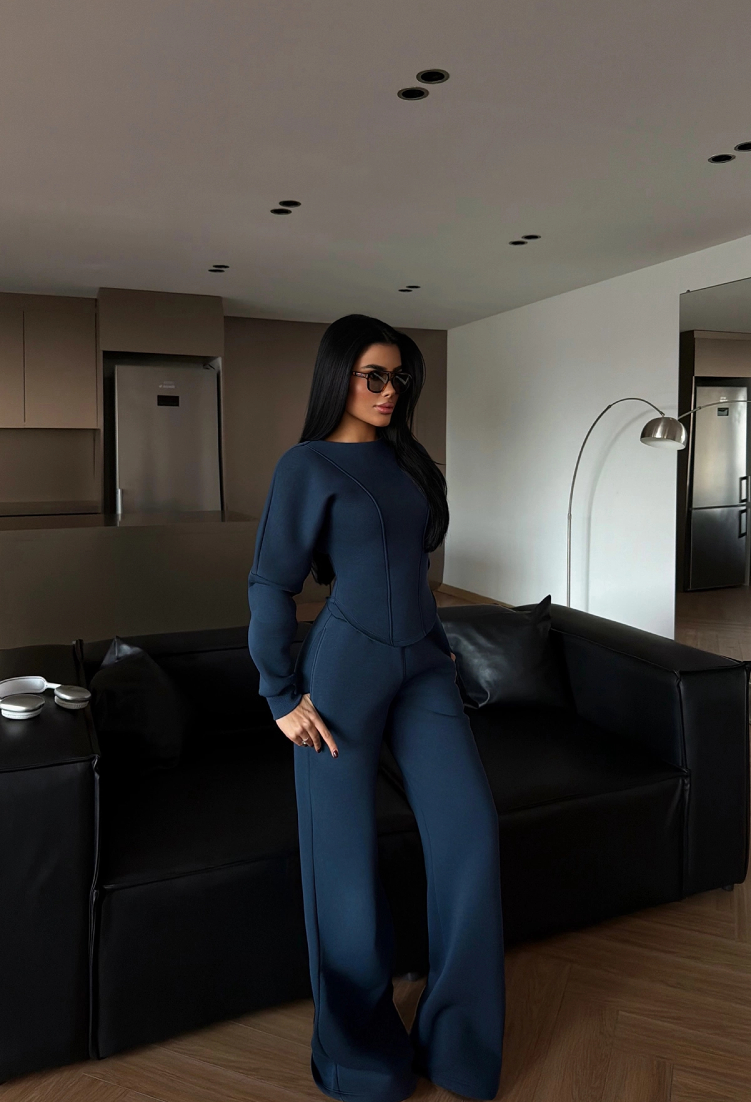 NavyTracksuit For Casual And Sport - Brand: EYYO ATELIER - Women & Kids, Baby Clothes Wholesale - TheBS Women