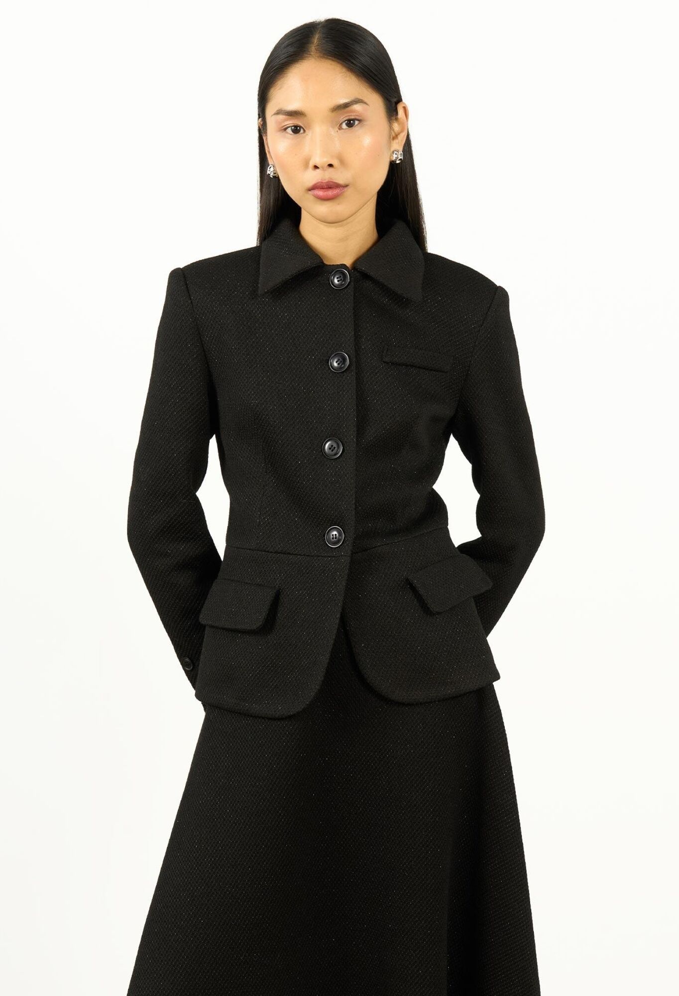 Formal Single-Breasted Blazer Jacket - Brand: Juste - Women & Kids, Baby Clothes Wholesale - TheBS Women