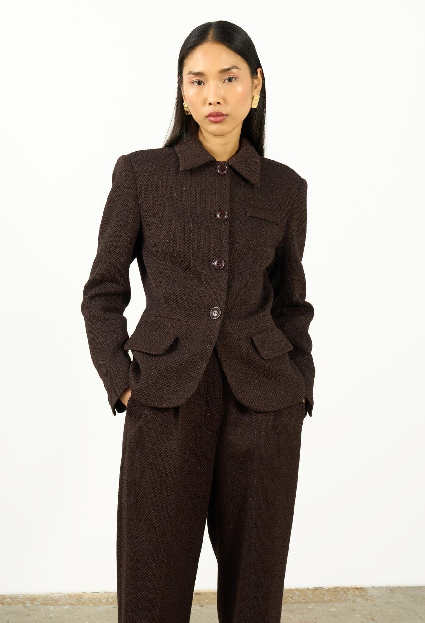 Single-Breasted Blazer Jacket - Brand: Juste - Women & Kids, Baby Clothes Wholesale - TheBS Women