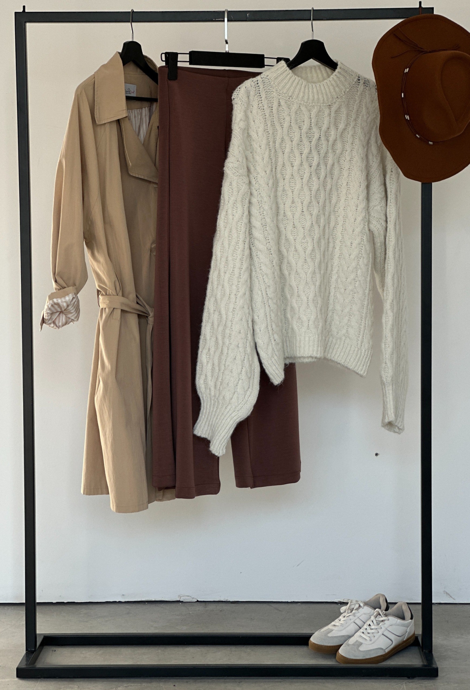 Brown Palazzo Pants - Brand: Cream Rouge - Women & Kids, Baby Clothes Wholesale - TheBS Women