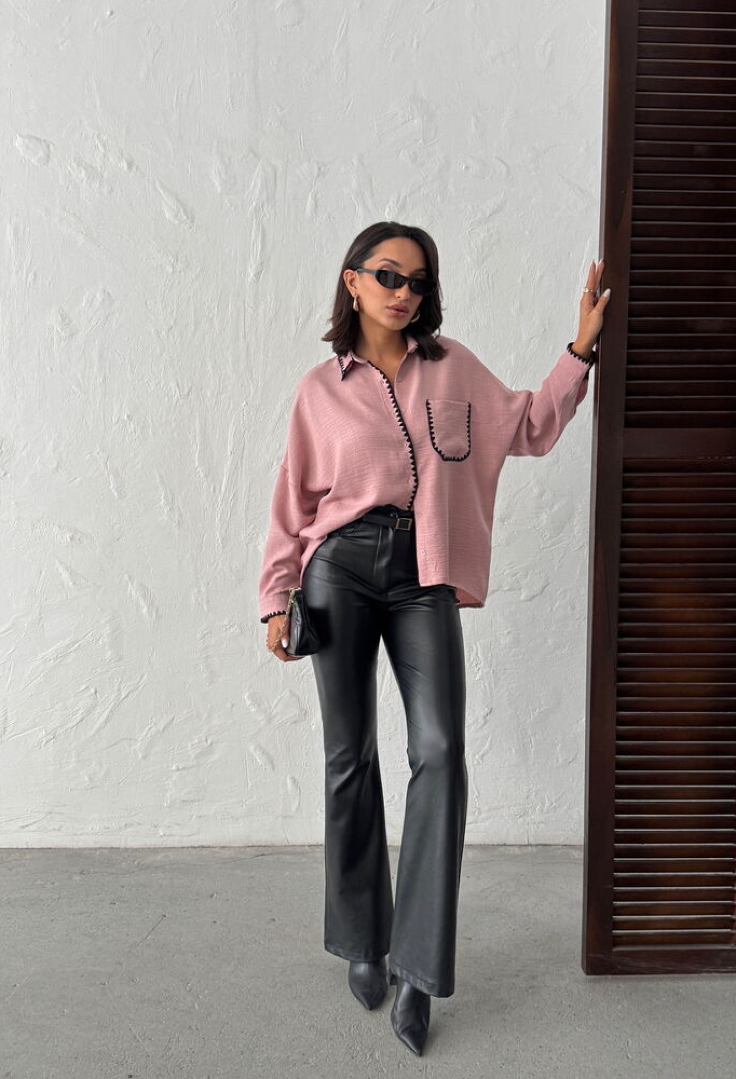 Pink Casual Elegant Streetwear Shirt - Brand: Topshow - Women & Kids, Baby Clothes Wholesale - TheBS Women