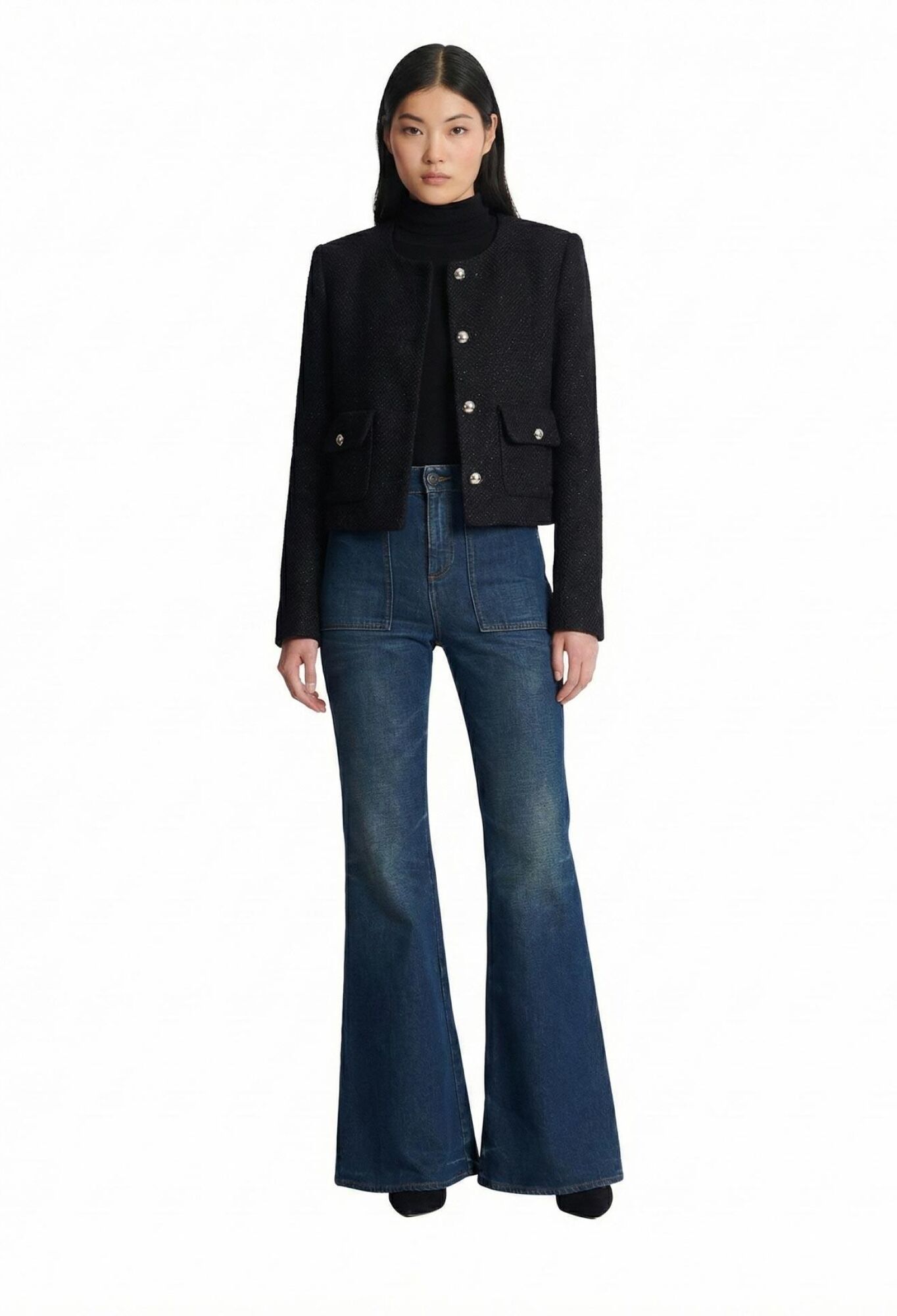 Elegant Single-Breasted Blazer Jacket - Brand: Juste - Women & Kids, Baby Clothes Wholesale - TheBS Women