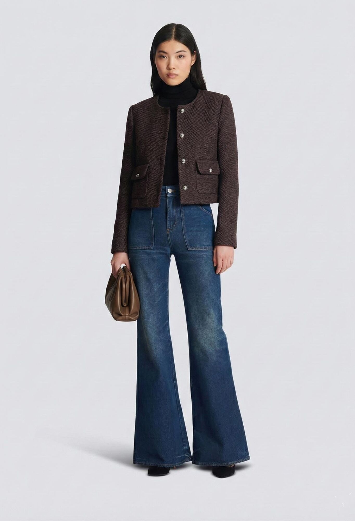 Elegant Single-Breasted Blazer Jacket - Brand: Juste - Women & Kids, Baby Clothes Wholesale - TheBS Women