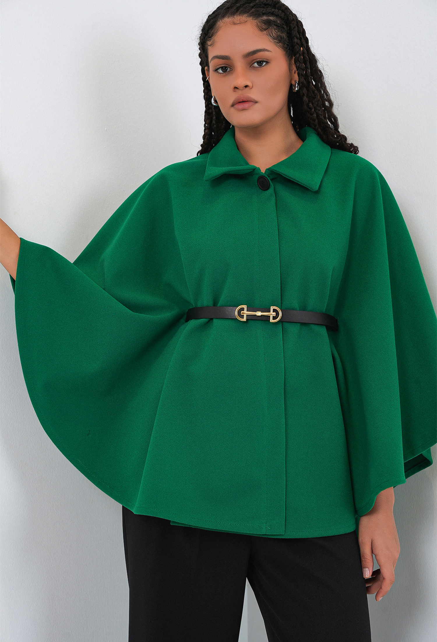 Elegant Poncho With Notched Neck - Brand: Bigdart - Women & Kids, Baby Clothes Wholesale - TheBS Women