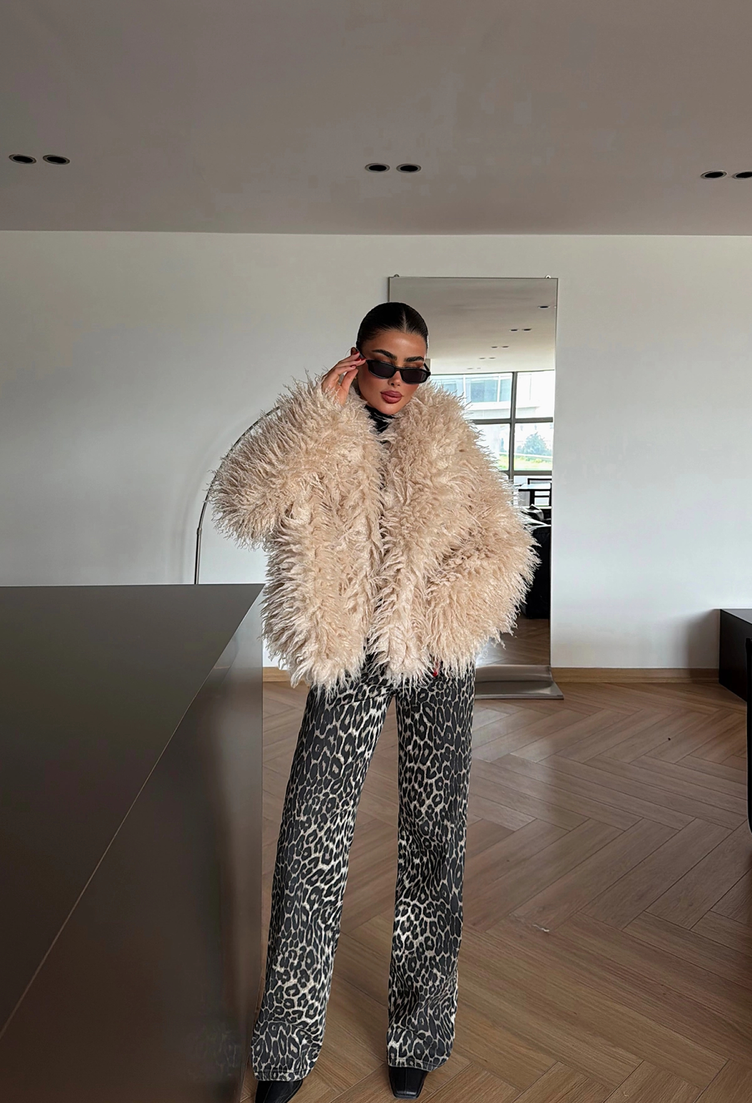 Elegant Fur Jacket - Brand: EYYO ATELIER - Women & Kids, Baby Clothes Wholesale - TheBS Women