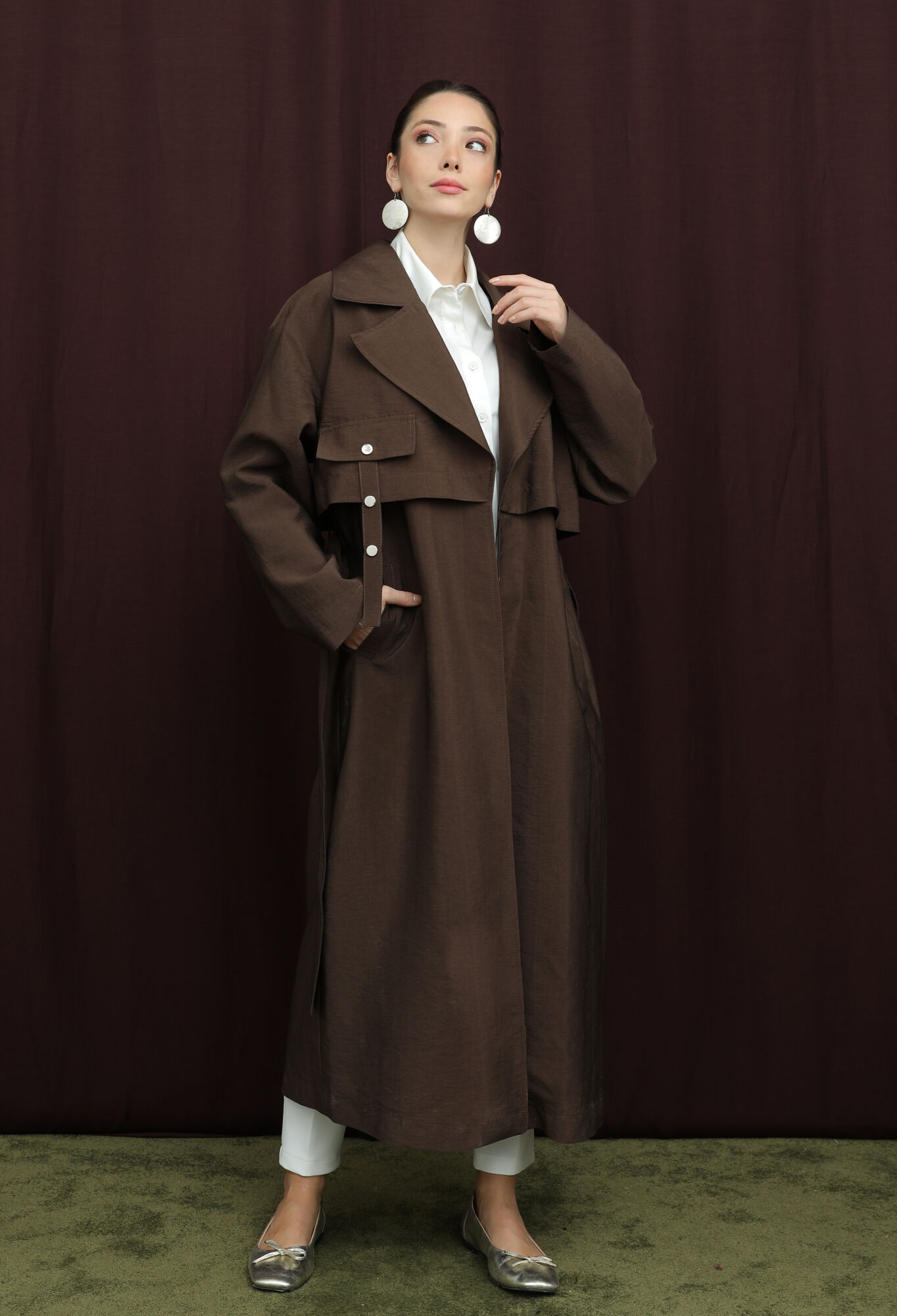 Modest Elegant Trenchcoat - Brand: Puane - Women & Kids, Baby Clothes Wholesale - TheBS Women