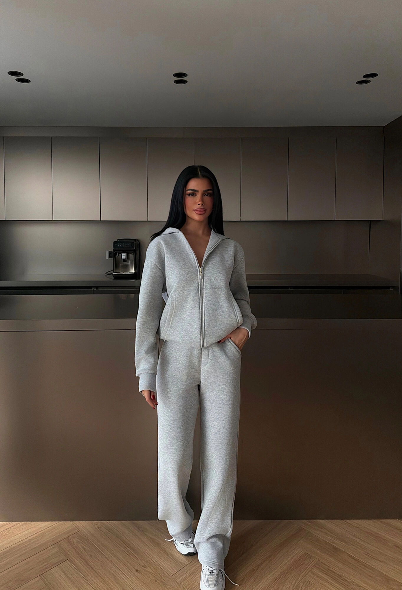 Tracksuit With Hooded Neck & Zip Up Closure - Brand: EYYO ATELIER - Women & Kids, Baby Clothes Wholesale - TheBS Women