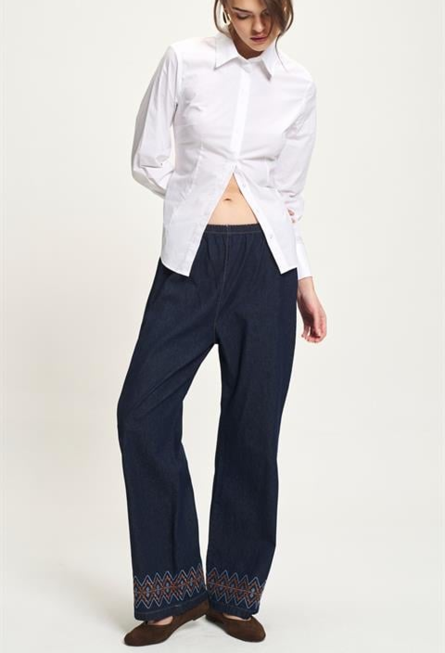Navy Blue Palazzo Pants - Brand: Sobe Istanbul - Women & Kids, Baby Clothes Wholesale - TheBS Women