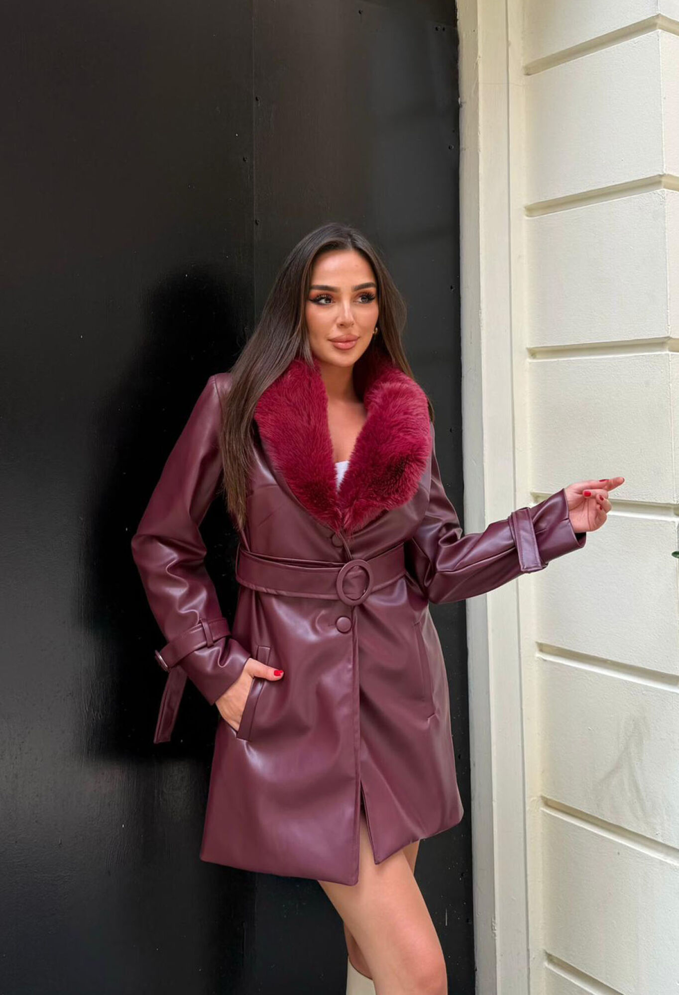 Elegant Single-Breasted Coat - Brand: Mode Roy - Women & Kids, Baby Clothes Wholesale - TheBS Women