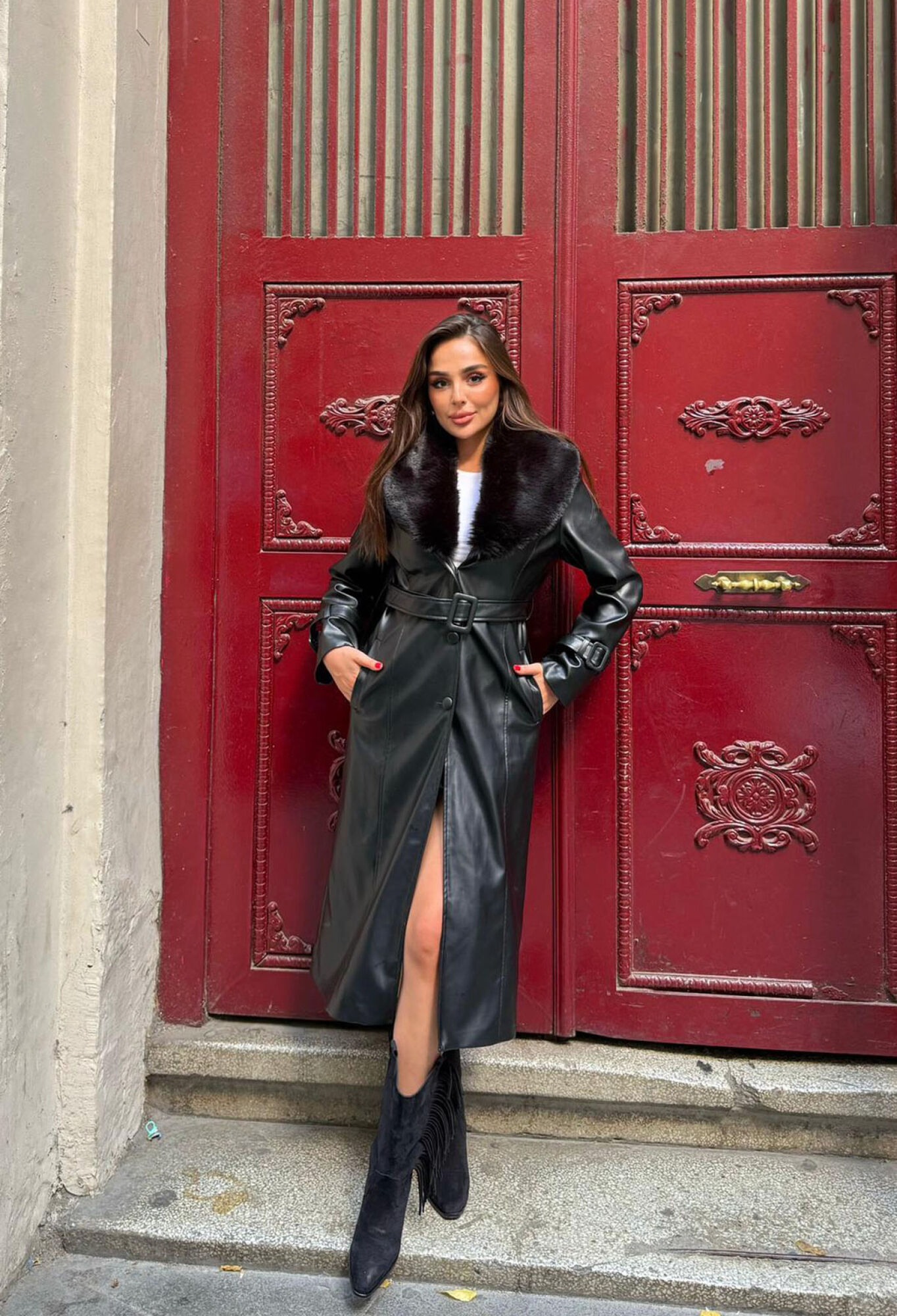 Single-Breasted Trenchcoat With Notched Collar - Brand: Mode Roy - Women & Kids, Baby Clothes Wholesale - TheBS Women