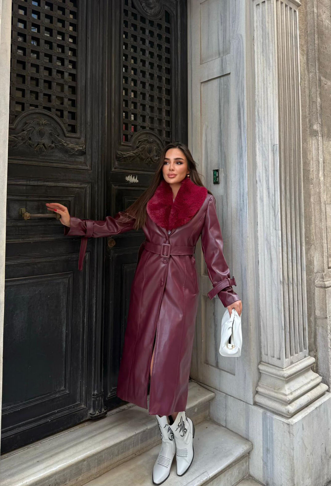 Trenchcoat - Elegant Single-Breasted Wrapover - Brand: Mode Roy - Women & Kids, Baby Clothes Wholesale - TheBS Women