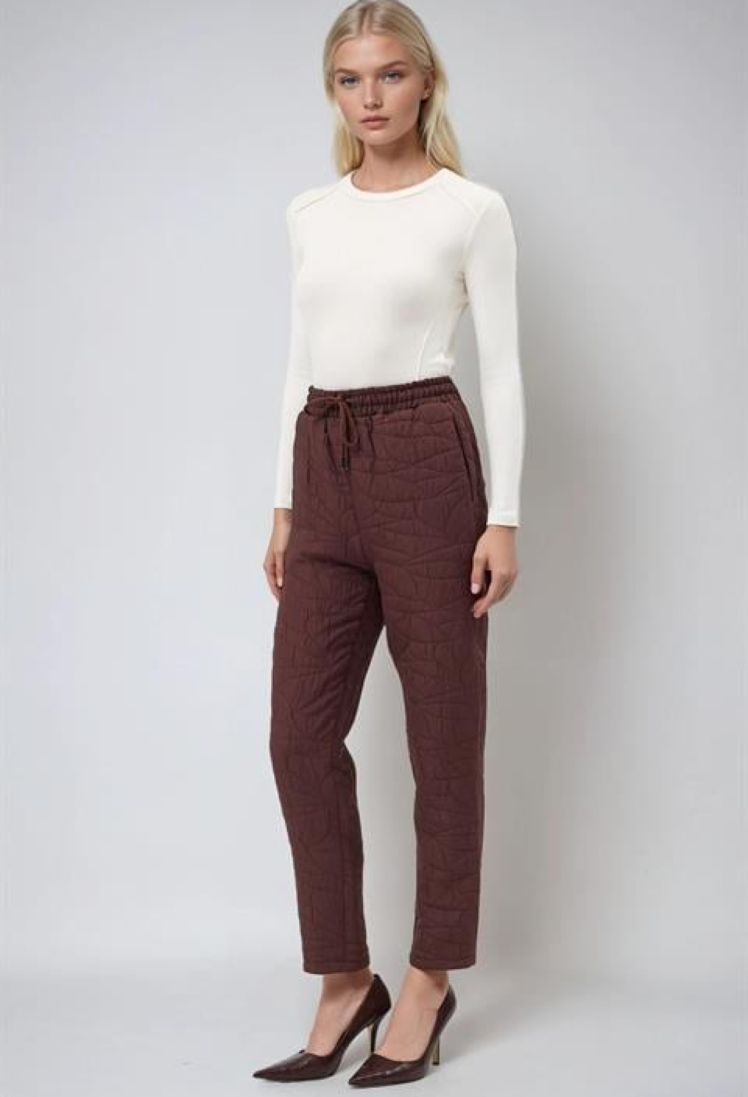 Quilted Jogger Pants - Brand: Sobe Istanbul - Women & Kids, Baby Clothes Wholesale - TheBS Women