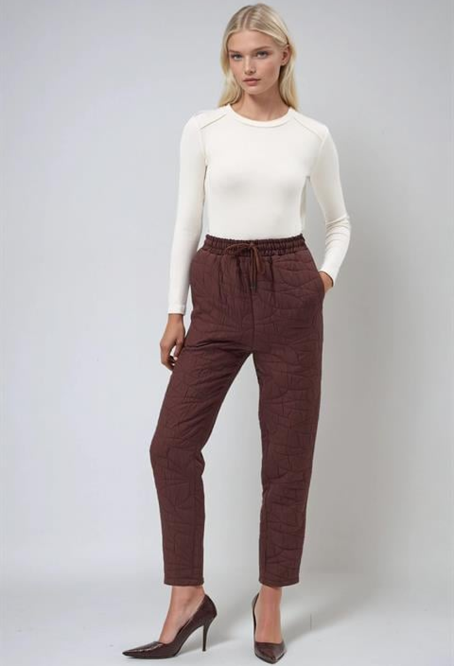 Quilted Jogger Pants - Brand: Sobe Istanbul - Women & Kids, Baby Clothes Wholesale - TheBS Women