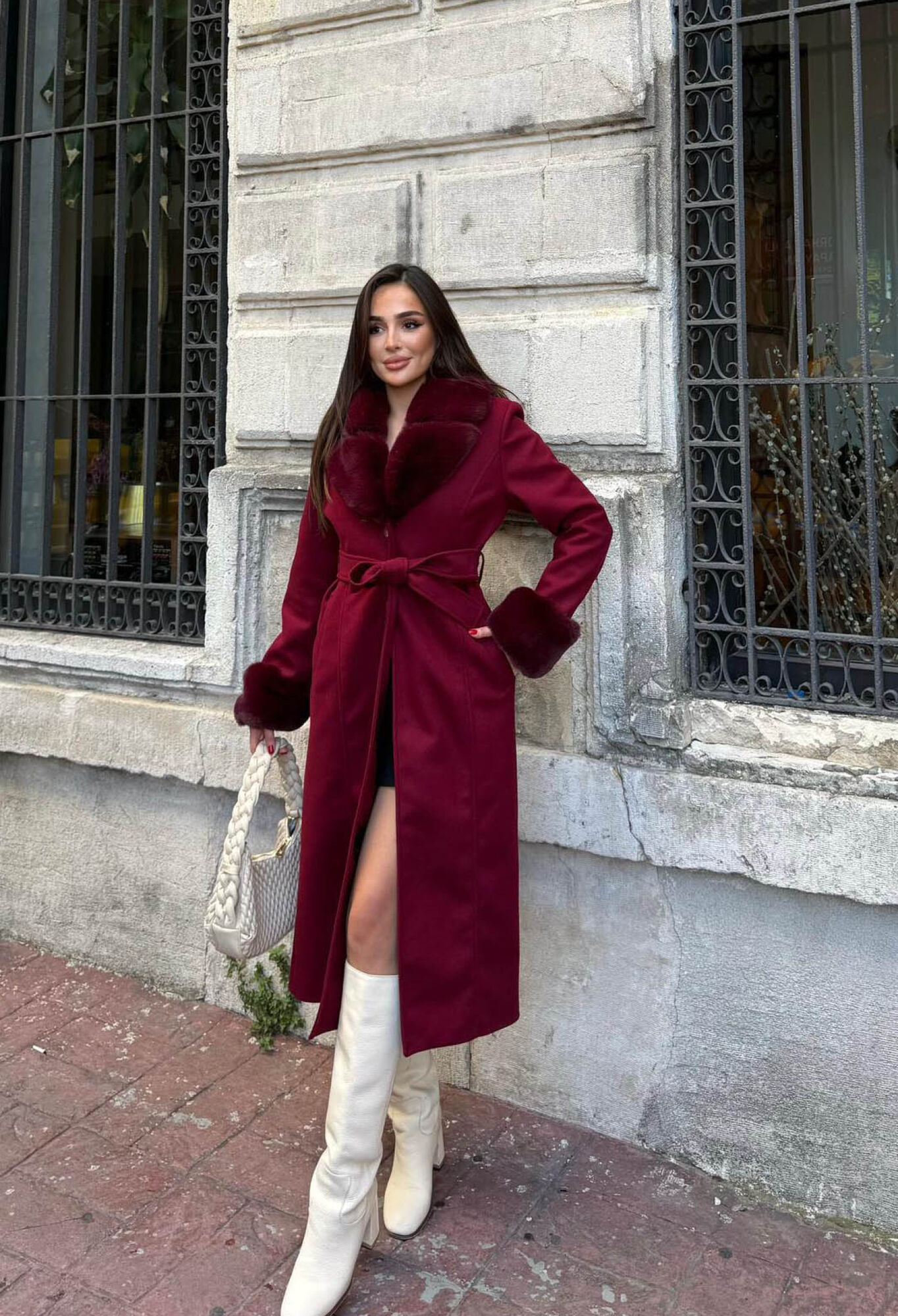 Elegant Slim Fit Single-Breasted Coat - Brand: Mode Roy - Women & Kids, Baby Clothes Wholesale - TheBS Women