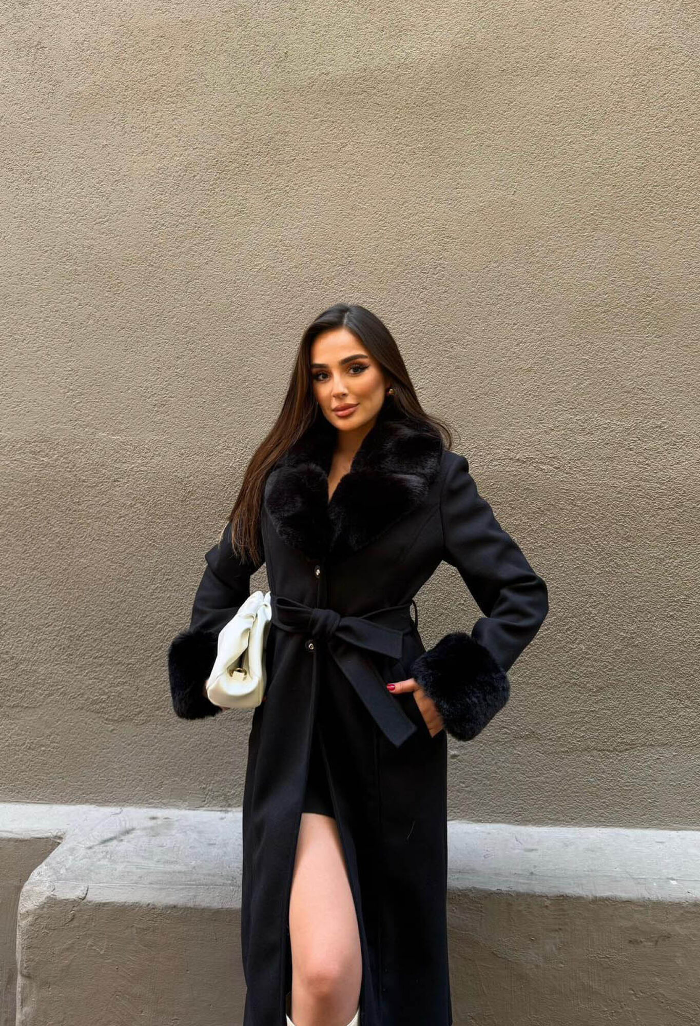 Elegant Single-Breasted Coat - Brand: Mode Roy - Women & Kids, Baby Clothes Wholesale - TheBS Women