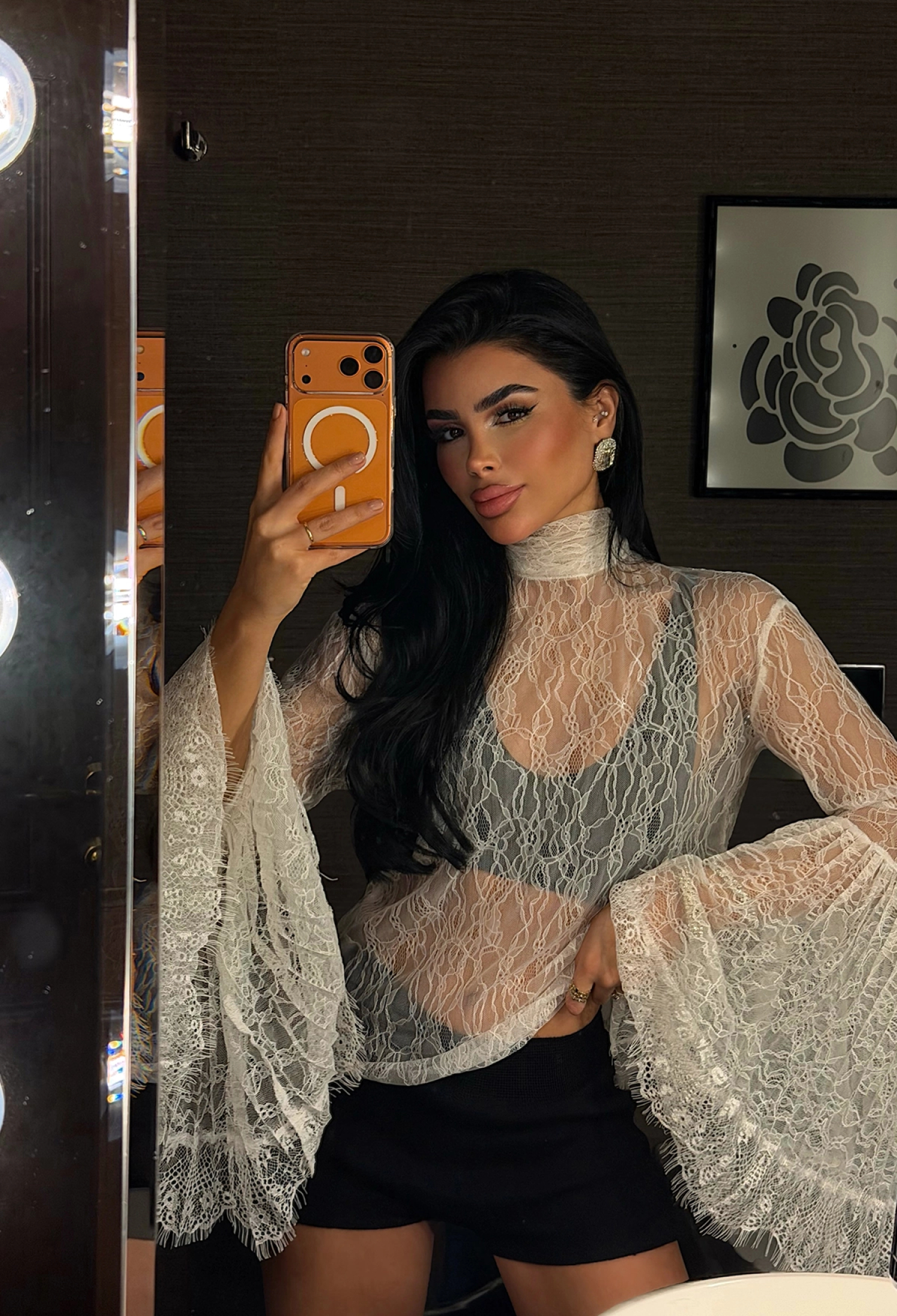 Blouse With Sexy Elegant Bell Sleeves - Brand: EYYO ATELIER - Women & Kids, Baby Clothes Wholesale - TheBS Women