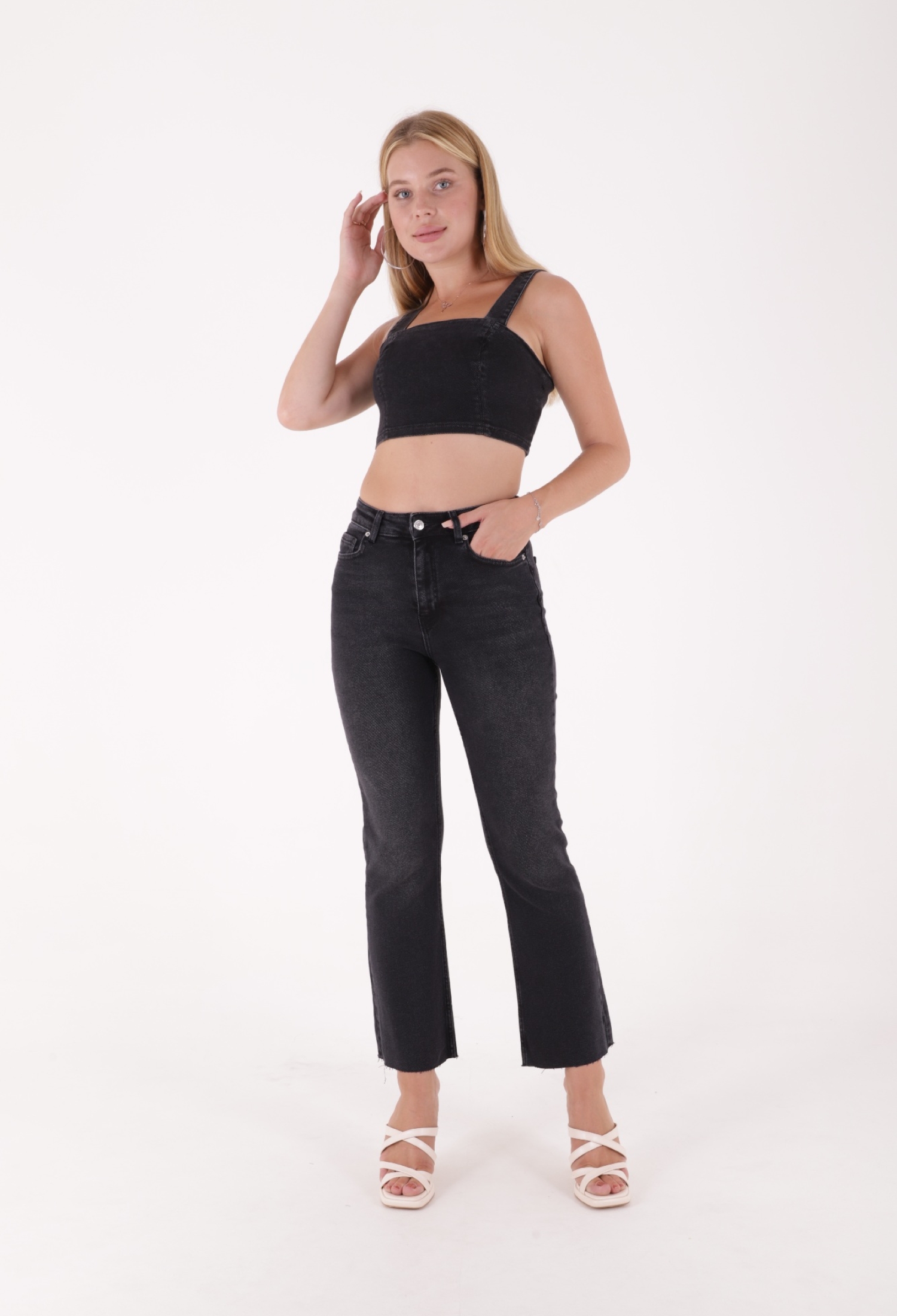 Jeans - Anthracite - Brand: XLove - Women & Kids, Baby Clothes Wholesale - TheBS Women