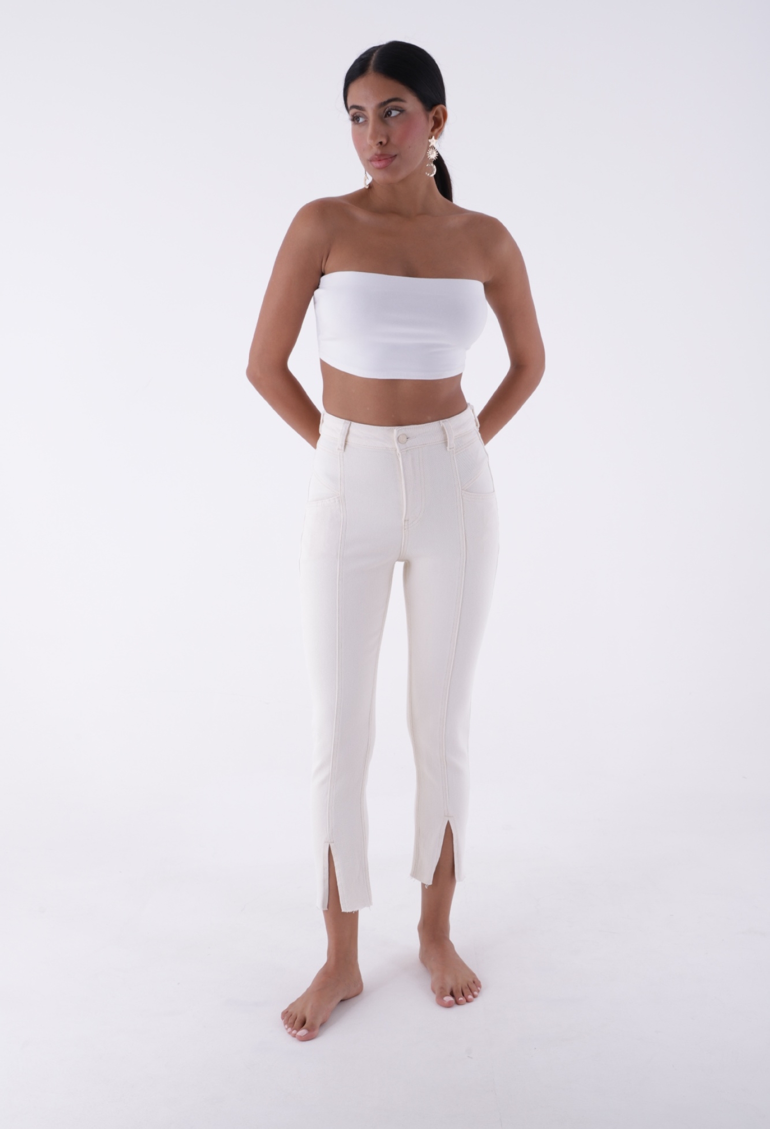 Jeans - Natural - Brand: XLove - Women & Kids, Baby Clothes Wholesale - TheBS Women