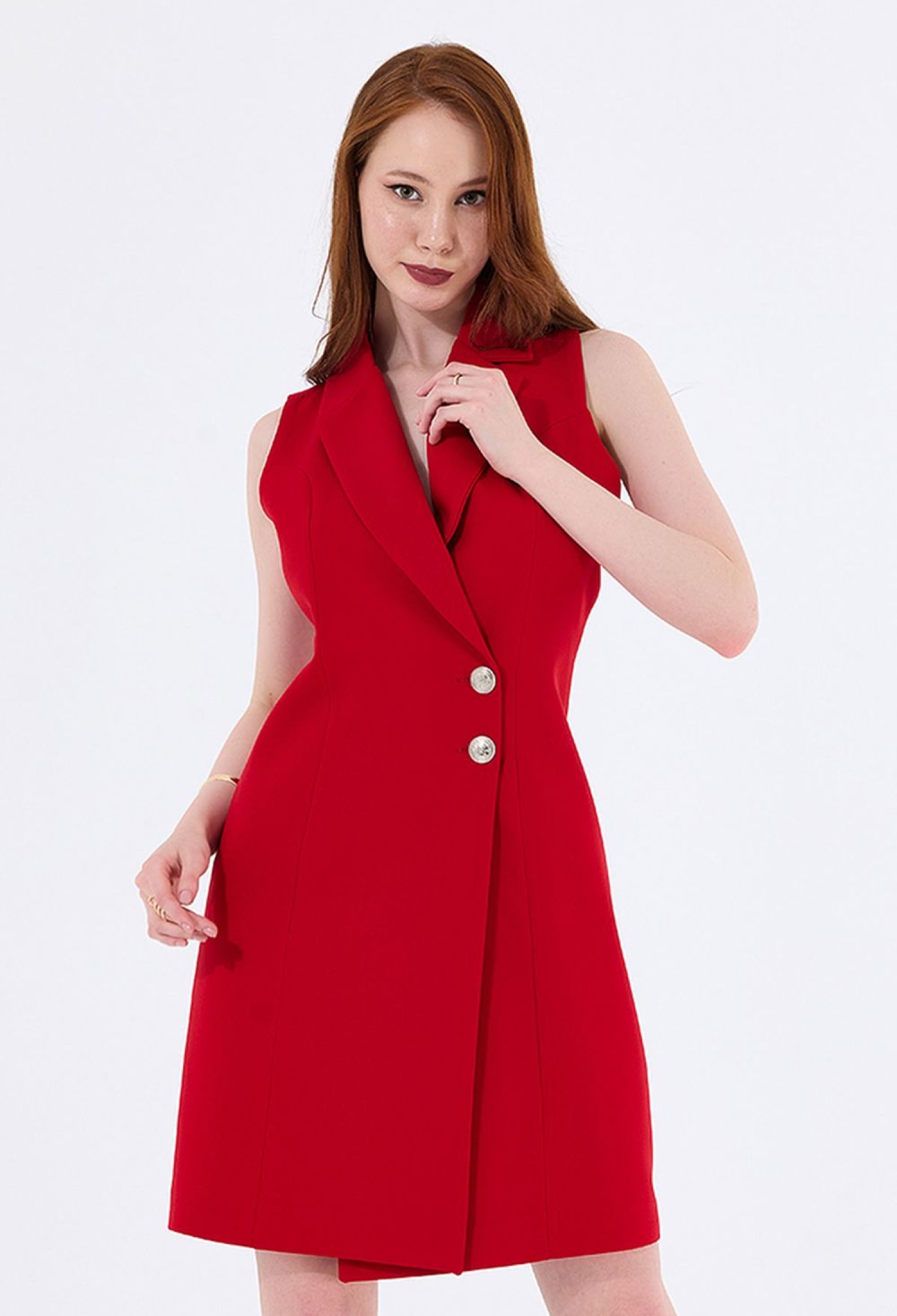 SenseLined Sleeveless Hurrem Long Jacket - Brand: SENSE - Women & Kids, Baby Clothes Wholesale - TheBS Women