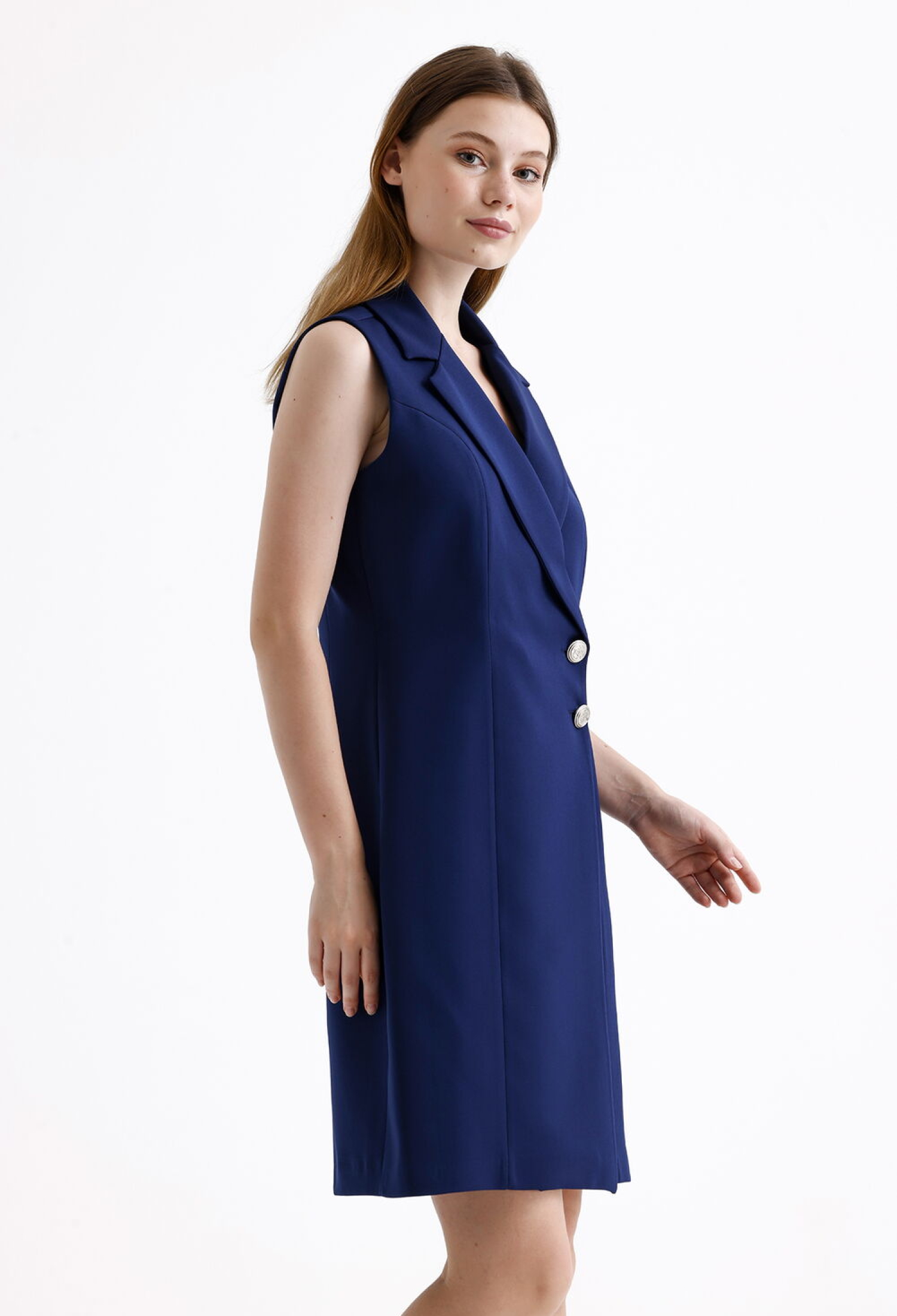 SenseLined Sleeveless Hurrem Long Jacket Dress - Brand: SENSE - Women & Kids, Baby Clothes Wholesale - TheBS Women