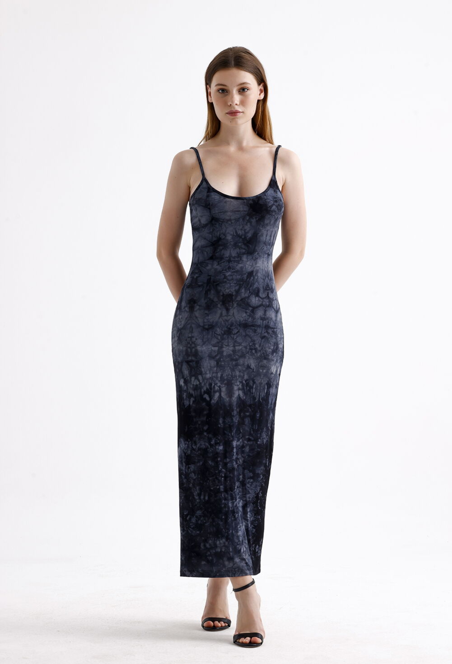 SenseBatik Slit Strap Lycra Viscose Dress - Brand: SENSE - Women & Kids, Baby Clothes Wholesale - TheBS Women