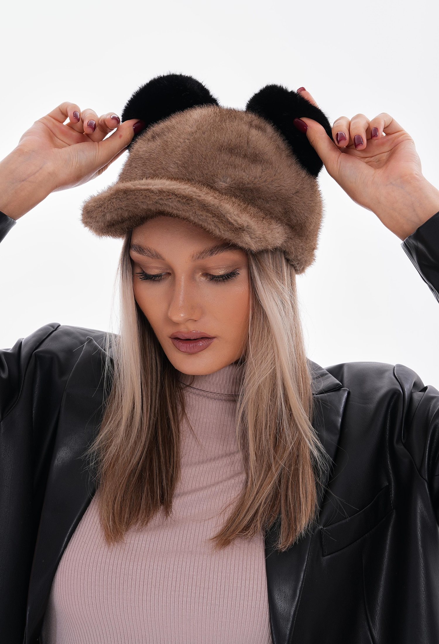 Rabbit Earmuff Plush Cap - Brand: Axesoire - Women & Kids, Baby Clothes Wholesale - TheBS Women