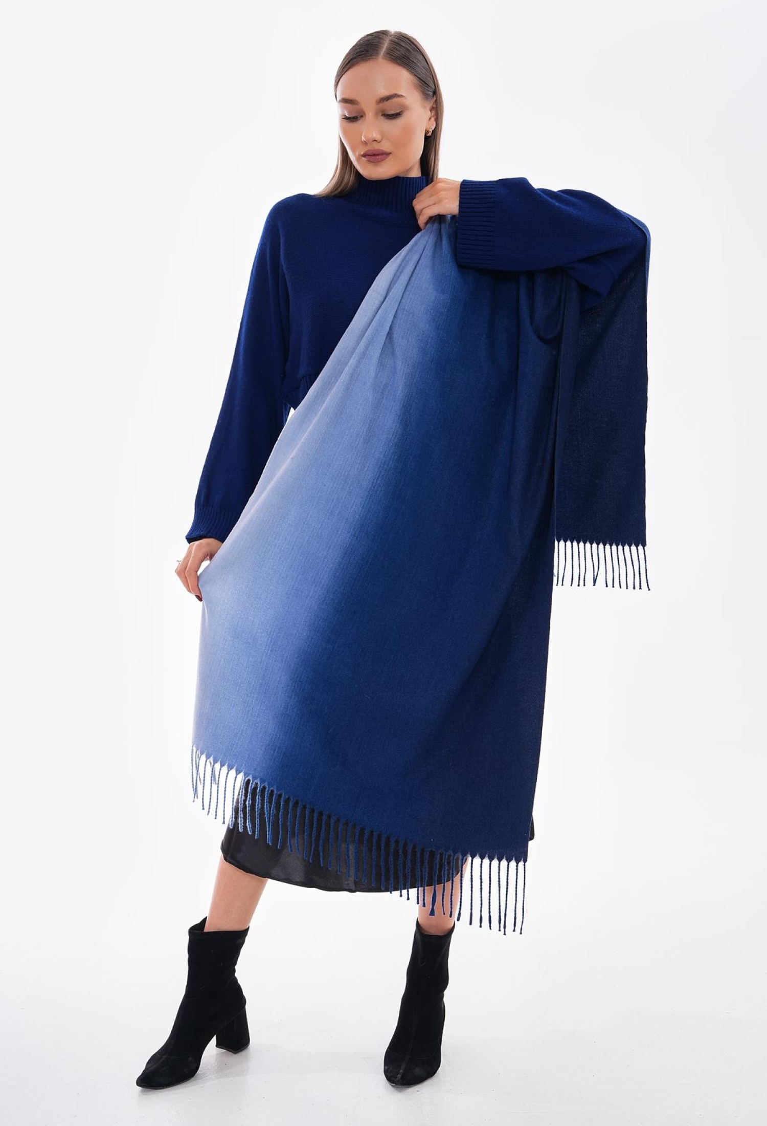 Batik Sax Tassel Shawl - Brand: Axesoire - Women & Kids, Baby Clothes Wholesale - TheBS Women