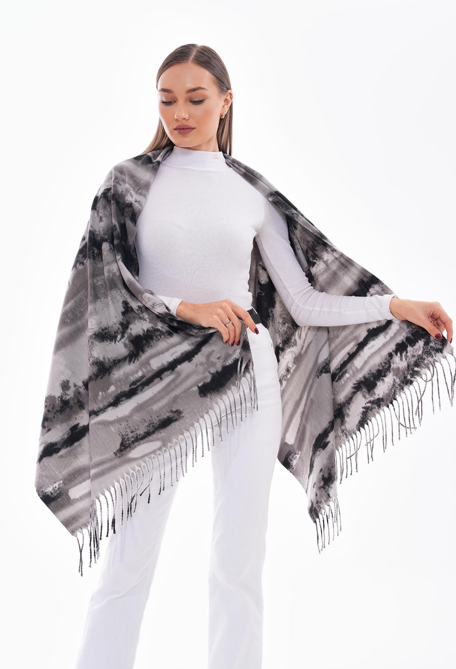 Batik Tassel Shawl - Brand: Axesoire - Women & Kids, Baby Clothes Wholesale - TheBS Women