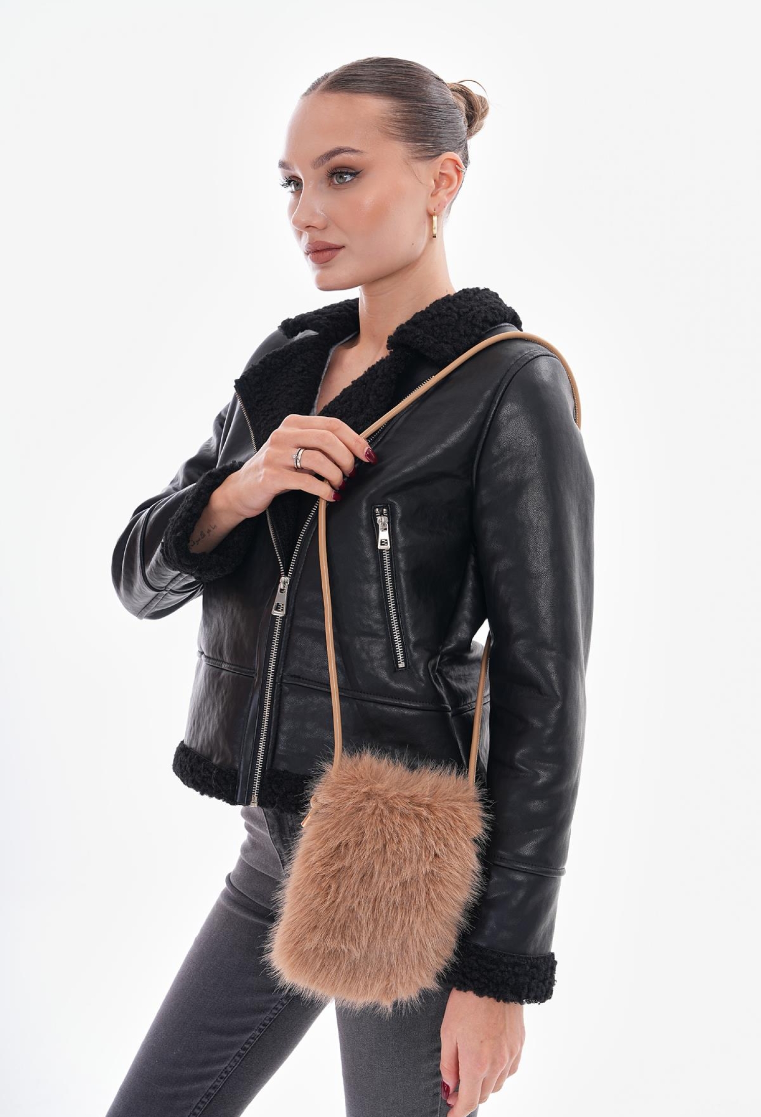 Velvet Lined Mini Plush Bag - Brand: Axesoire - Women & Kids, Baby Clothes Wholesale - TheBS Women