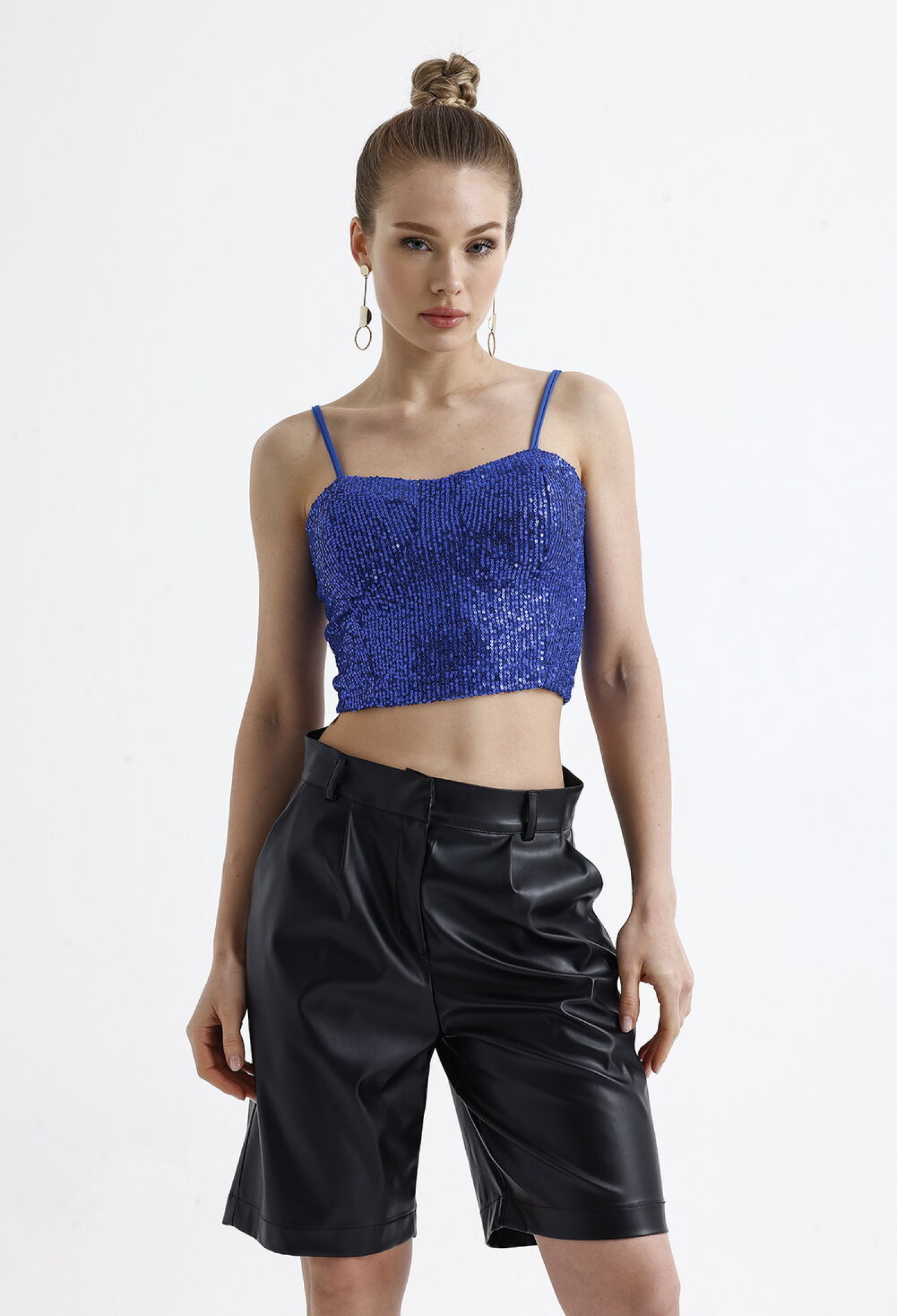 Sense Saks Sense Globe Back Zippered Sequin Bustier BST33154 - Brand: SENSE - Women & Kids, Baby Clothes Wholesale - TheBS Women