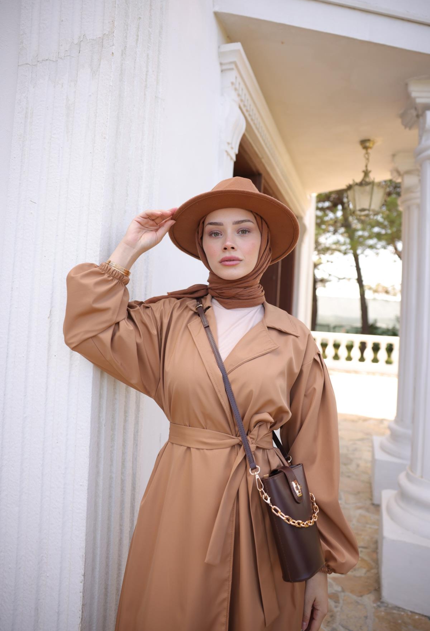 Oversize Trench Coat - Tan - Brand: Hulya Keser - Women & Kids, Baby Clothes Wholesale - TheBS Women