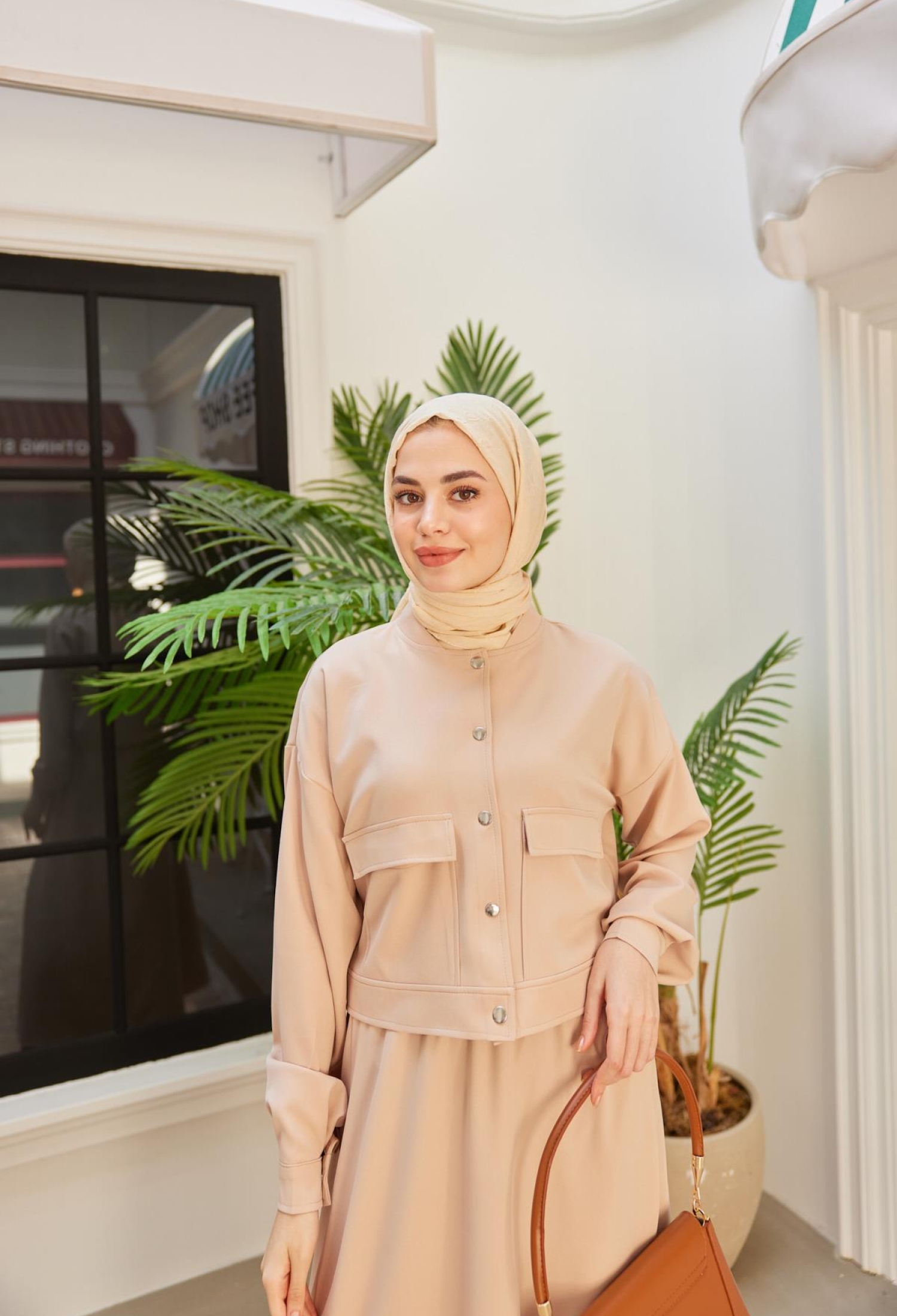 Elastic Waist Double Crepe Skirt Suit - Brand: Hulya Keser - Women & Kids, Baby Clothes Wholesale - TheBS Women