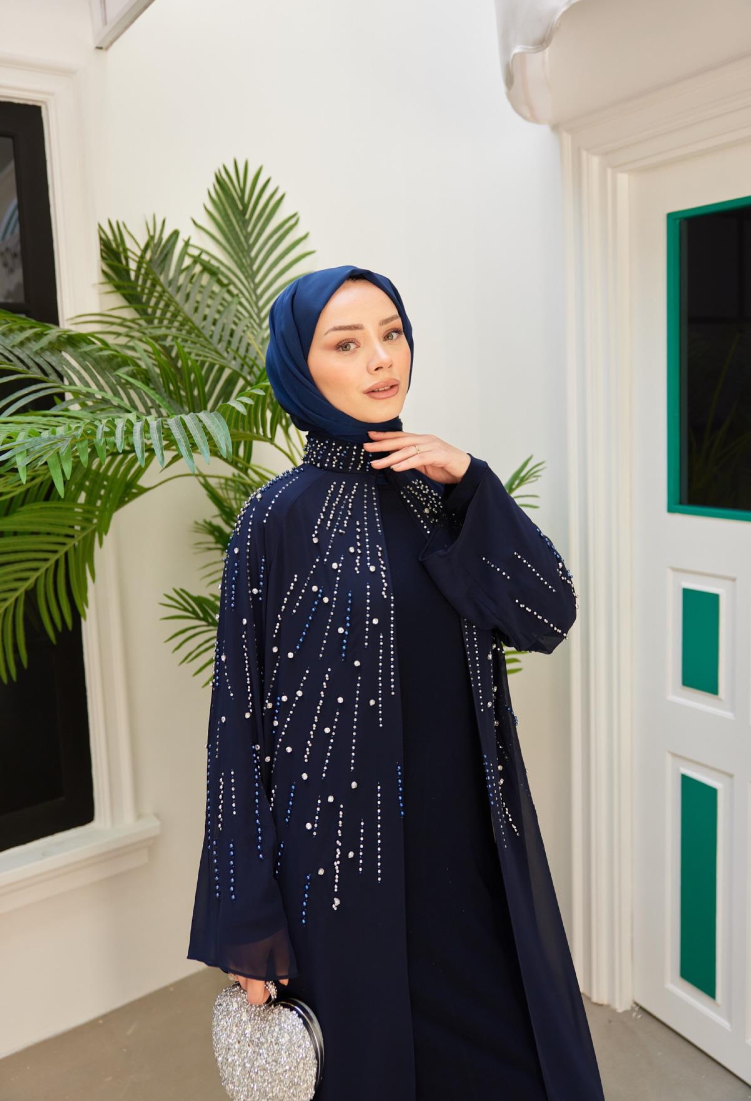 Princess Stoned Inner Abaya - Brand: Hulya Keser - Women & Kids, Baby Clothes Wholesale - TheBS Women