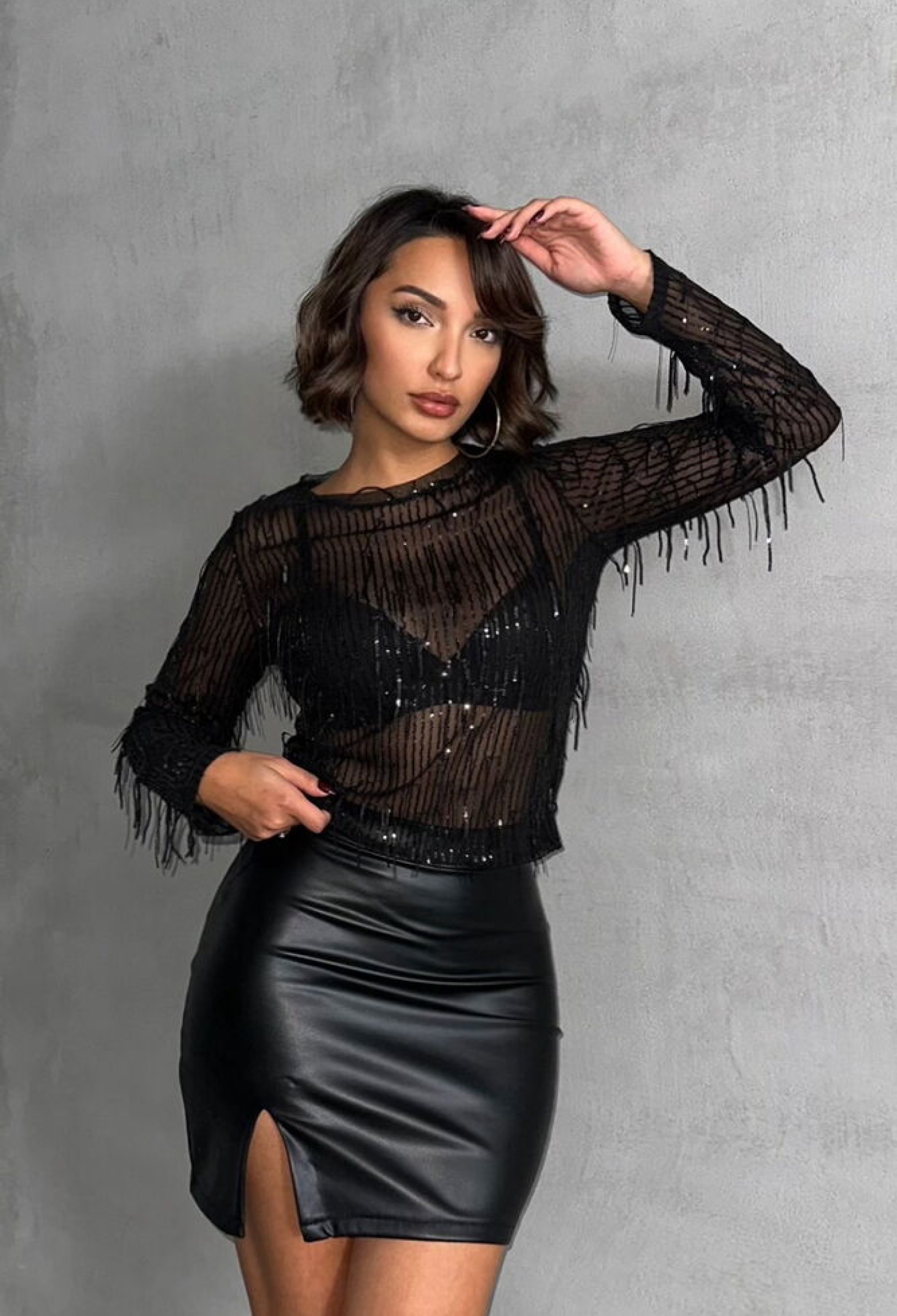 Sequin Sequined Blouse - Brand: Topshow - Women & Kids, Baby Clothes Wholesale - TheBS Women