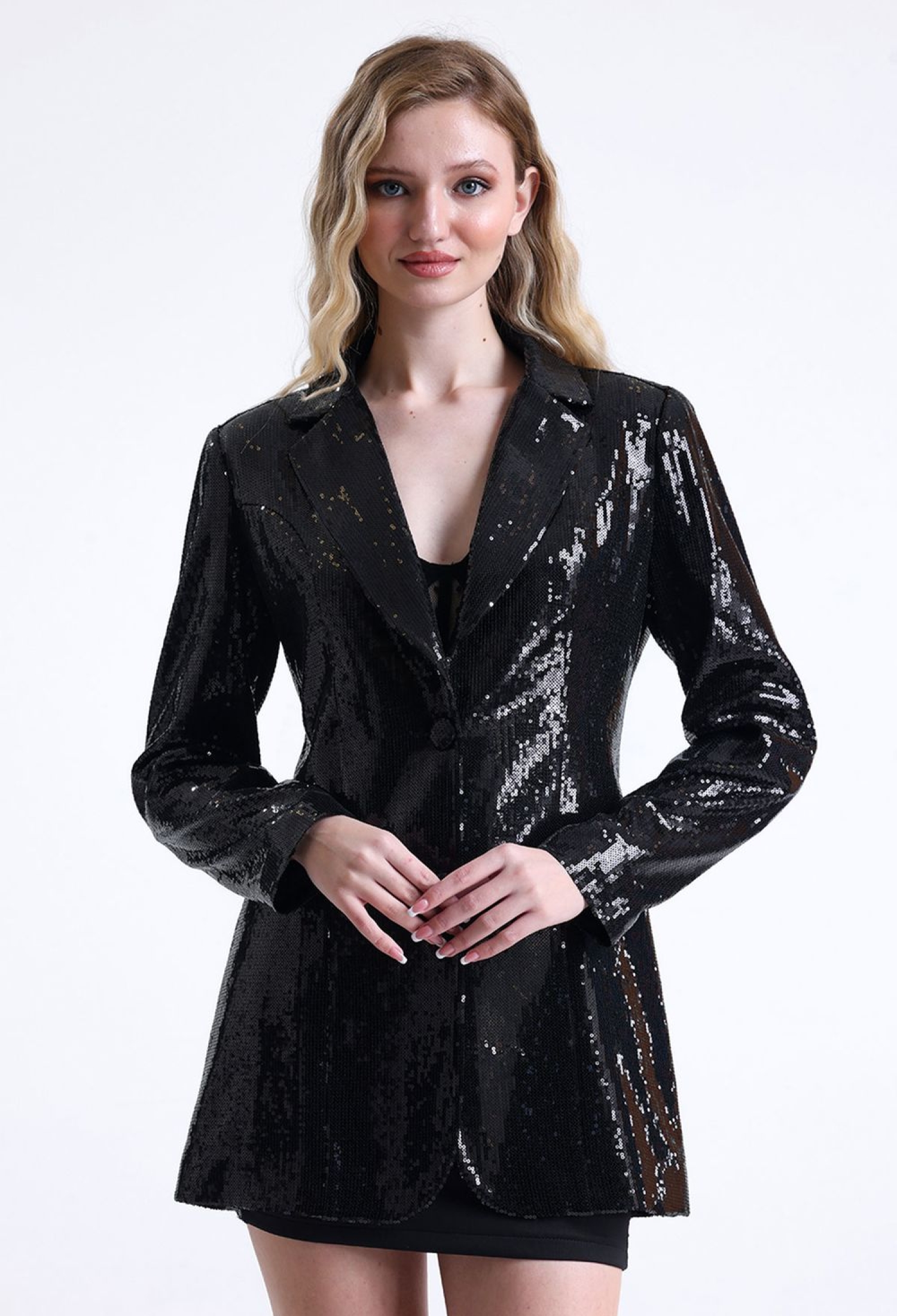 Lined Evening Dress Sequin Jacket - Brand: SENSE - Women & Kids, Baby Clothes Wholesale - TheBS Women