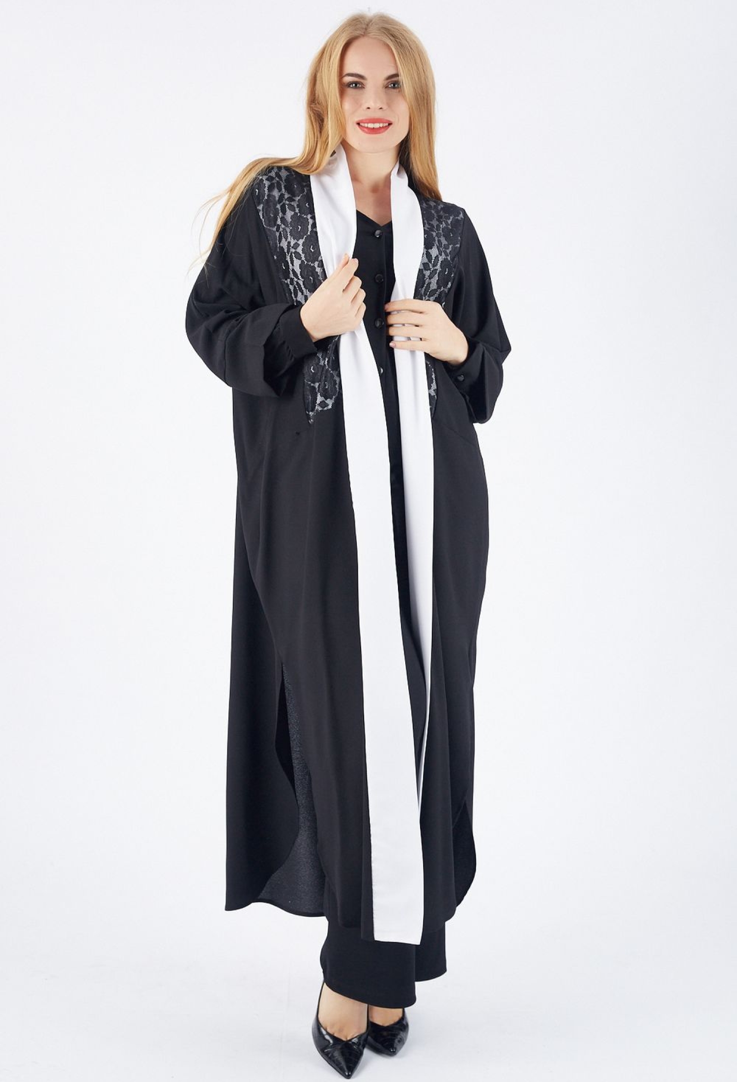 Babil Fabric Kimono - Black - Brand: SENSE - Women & Kids, Baby Clothes Wholesale - TheBS Women