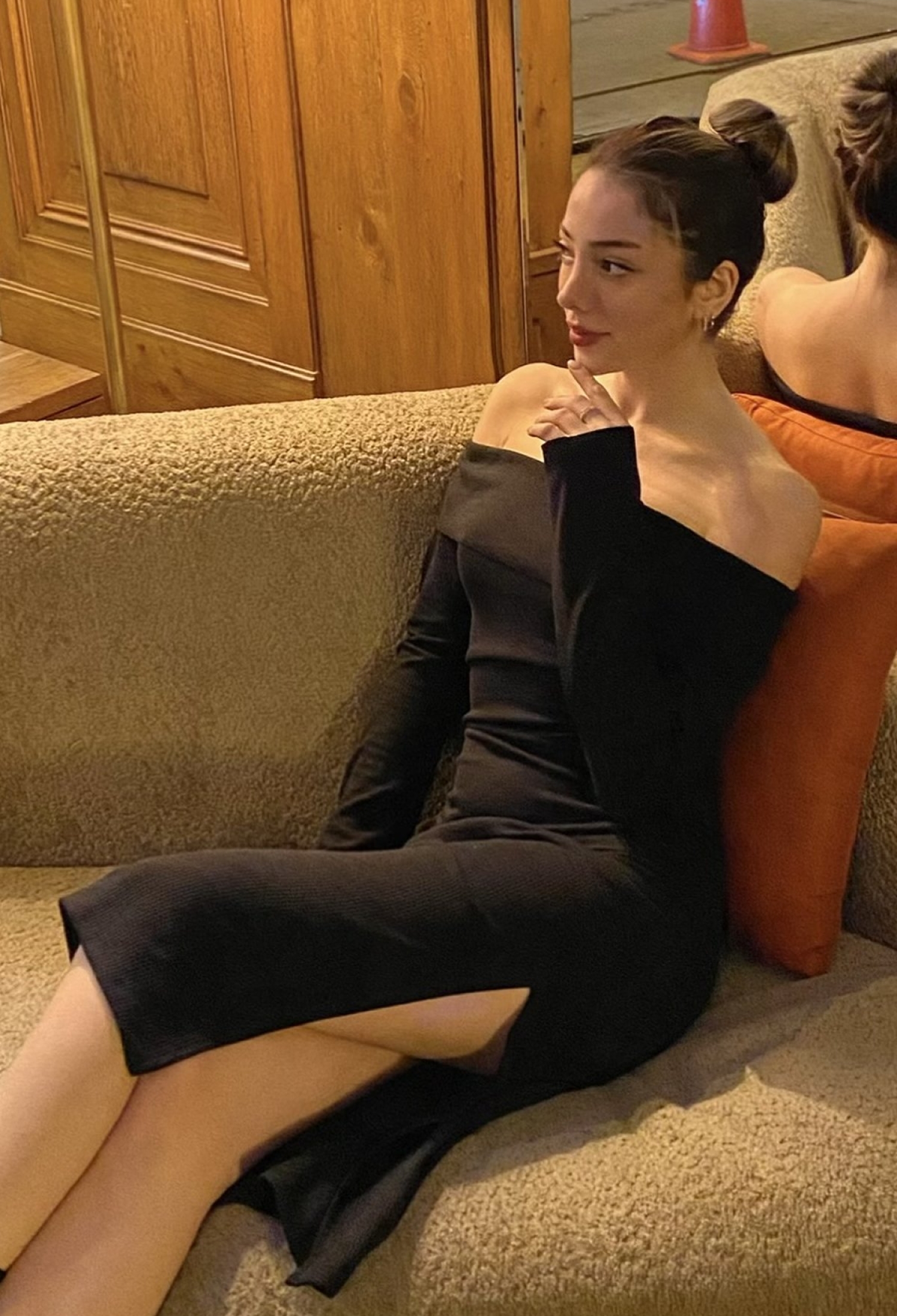 Madonna Collar Corded Knitted Dress - Brand: la & vetta - Women & Kids, Baby Clothes Wholesale - TheBS Women