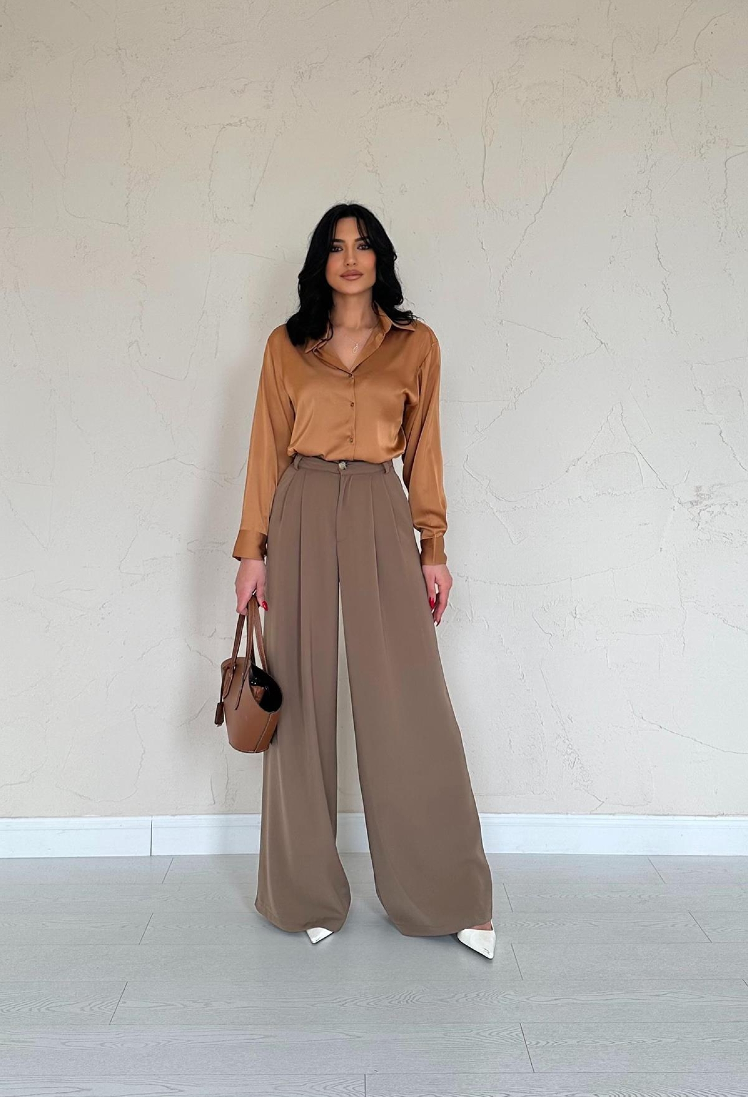 Pleated Comfort Trousers - Brand: Elisa - Women & Kids, Baby Clothes Wholesale - TheBS Women