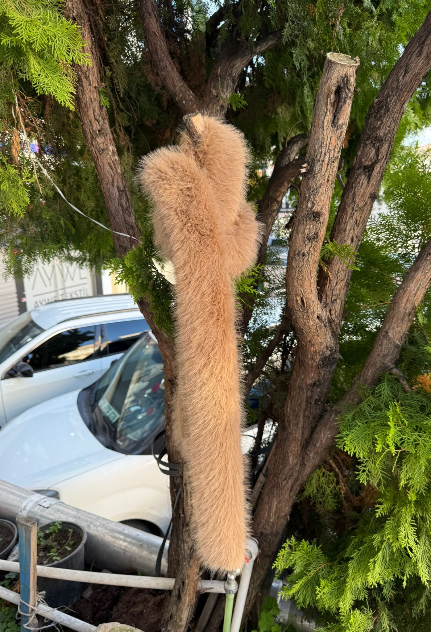 Mango Fabric Long Fur Lanyard - Brand: Axesoire - Women & Kids, Baby Clothes Wholesale - TheBS Women