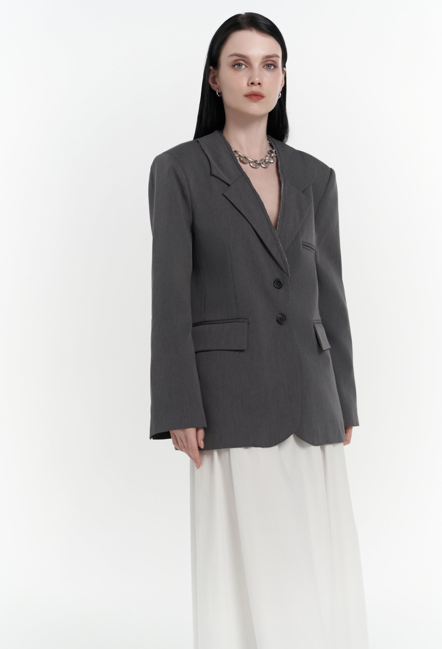 Volda Collar Detail Blazer - Brand: Mai Collection - Women & Kids, Baby Clothes Wholesale - TheBS Women