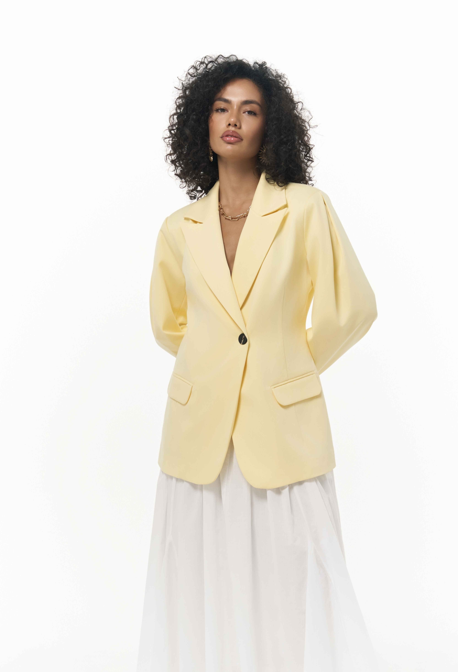 Briella Waist Fit Blazer - Brand: Mai Collection - Women & Kids, Baby Clothes Wholesale - TheBS Women