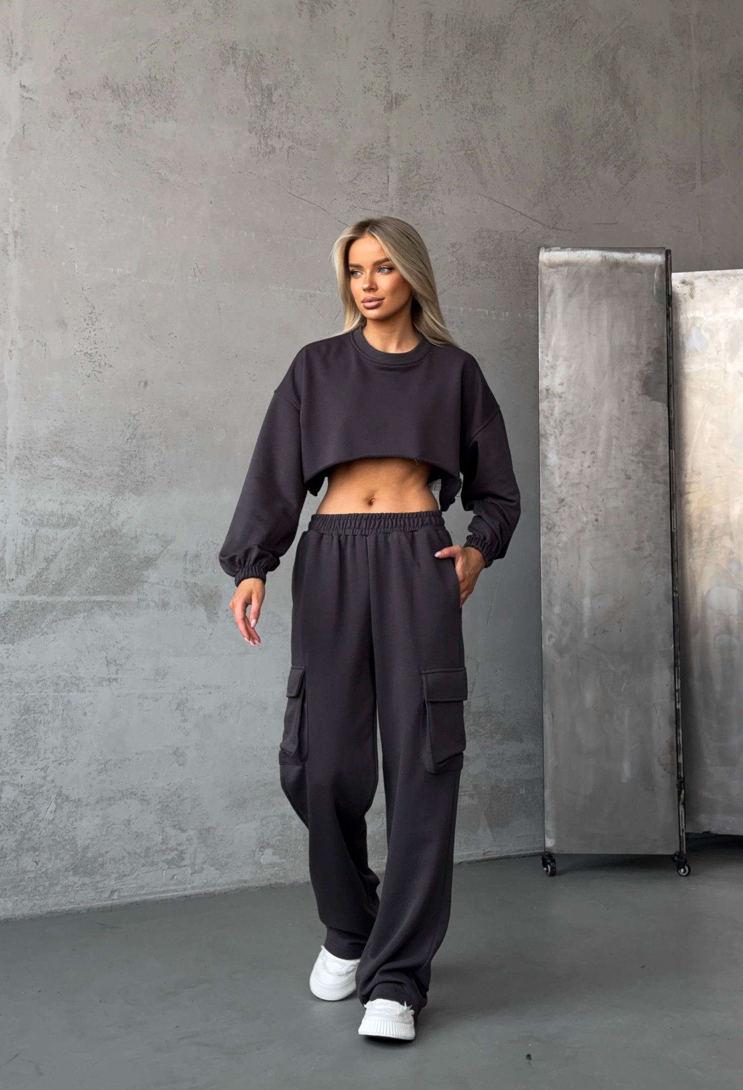 Swan Side Pocket Tracksuit Set - Brand: Mai Collection - Women & Kids, Baby Clothes Wholesale - TheBS Women