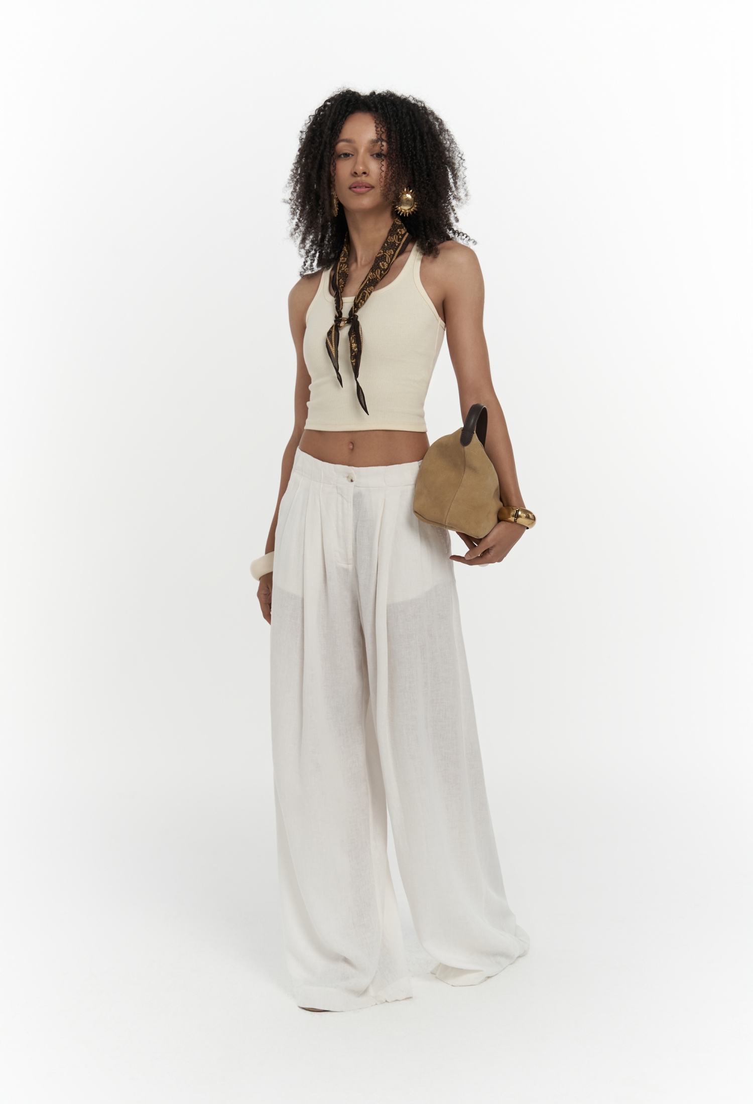 Mahoney Linen Palazzo Pants - Brand: Mai Collection - Women & Kids, Baby Clothes Wholesale - TheBS Women