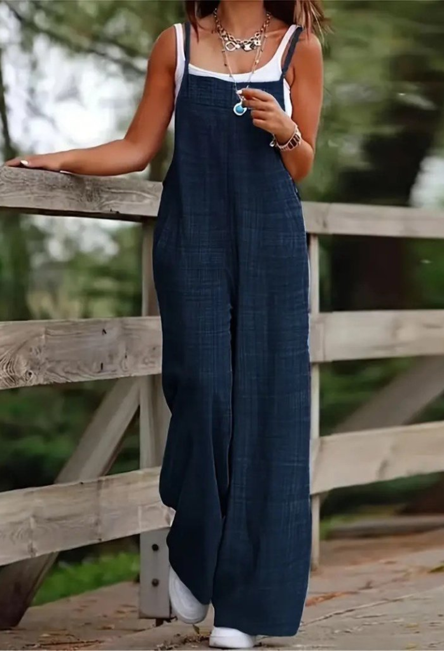 Women's Strappy Side Zipper Wide Leg Valencia Jumpsuit - Brand: Janes - Women & Kids, Baby Clothes Wholesale - TheBS Women