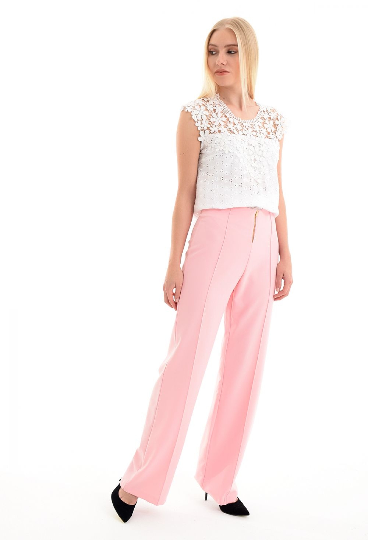 Sense Powder Pants - Pants With Front Zipper And Open Seam - Brand: SENSE - Women & Kids, Baby Clothes Wholesale - TheBS Women