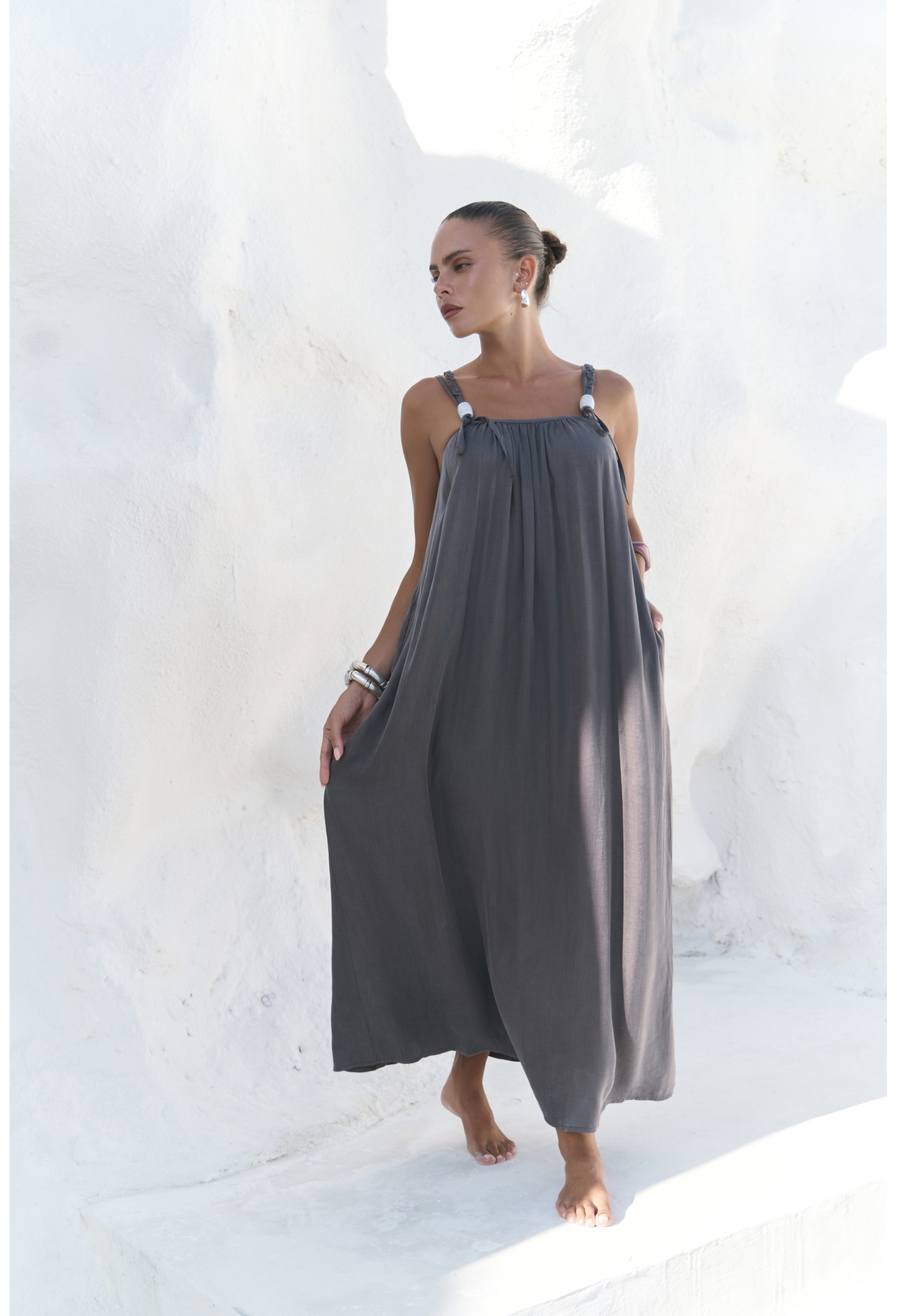 Kasteli Bead Detail Dress - Brand: Mai Collection - Women & Kids, Baby Clothes Wholesale - TheBS Women