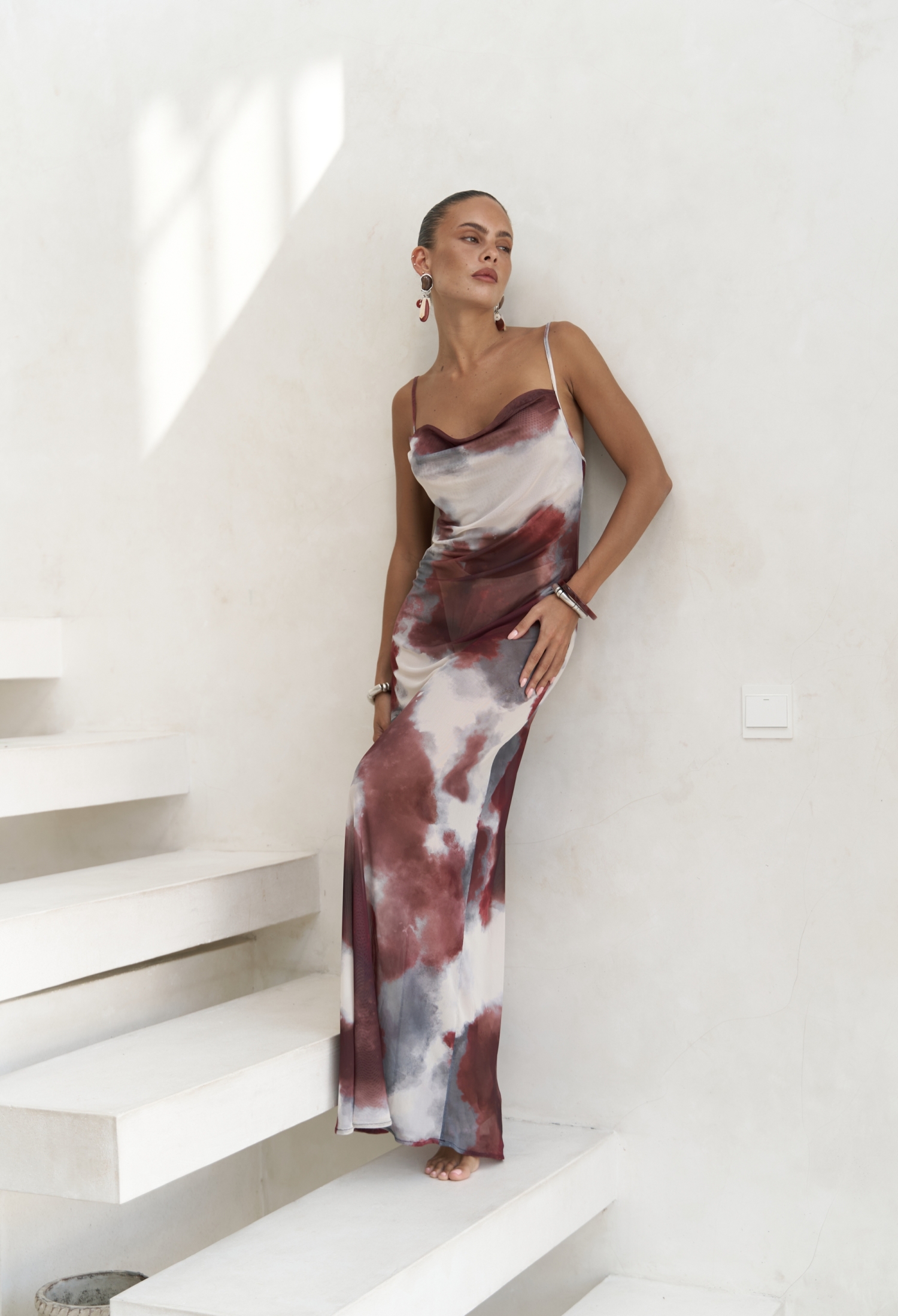 Chomhan Strappy Long Dress - Brand: Mai Collection - Women & Kids, Baby Clothes Wholesale - TheBS Women