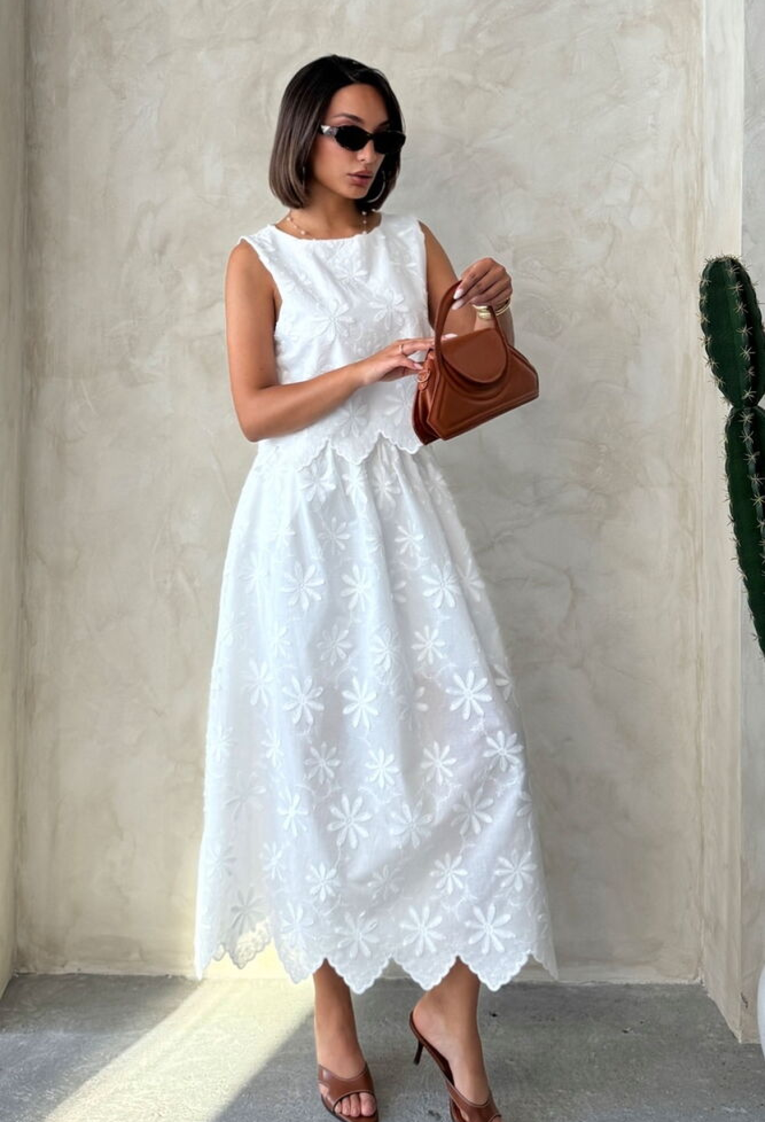 Flared Maxi Skirt With Floral Pattern - Brand: Topshow - Women & Kids, Baby Clothes Wholesale - TheBS Women