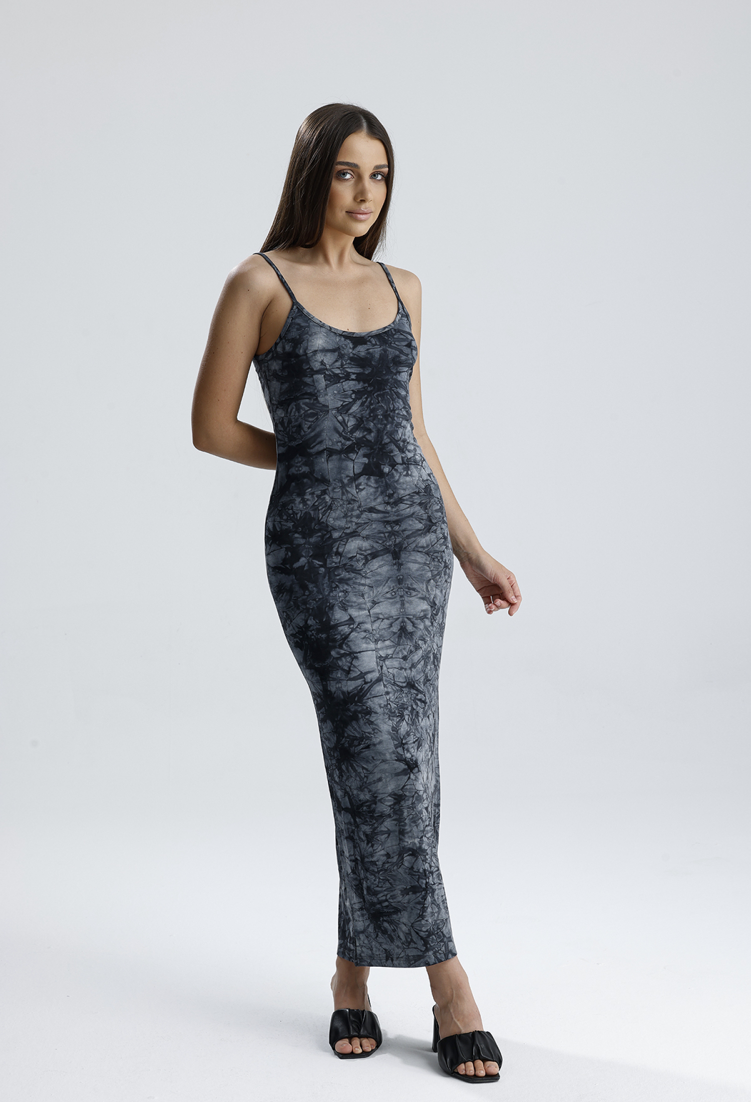 Black Sexy Casual Elegant Formal Maxi Slip Dress - Brand: SENSE - Women & Kids, Baby Clothes Wholesale - TheBS Women